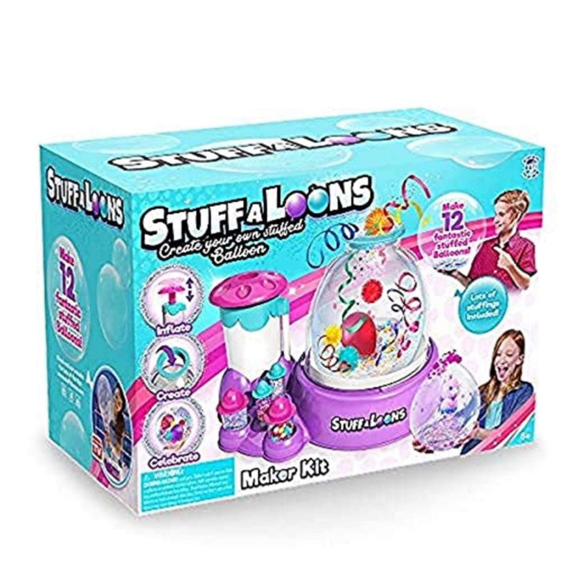 StuffAloons 36620 Stuff-A-Loons Maker Station, Blau