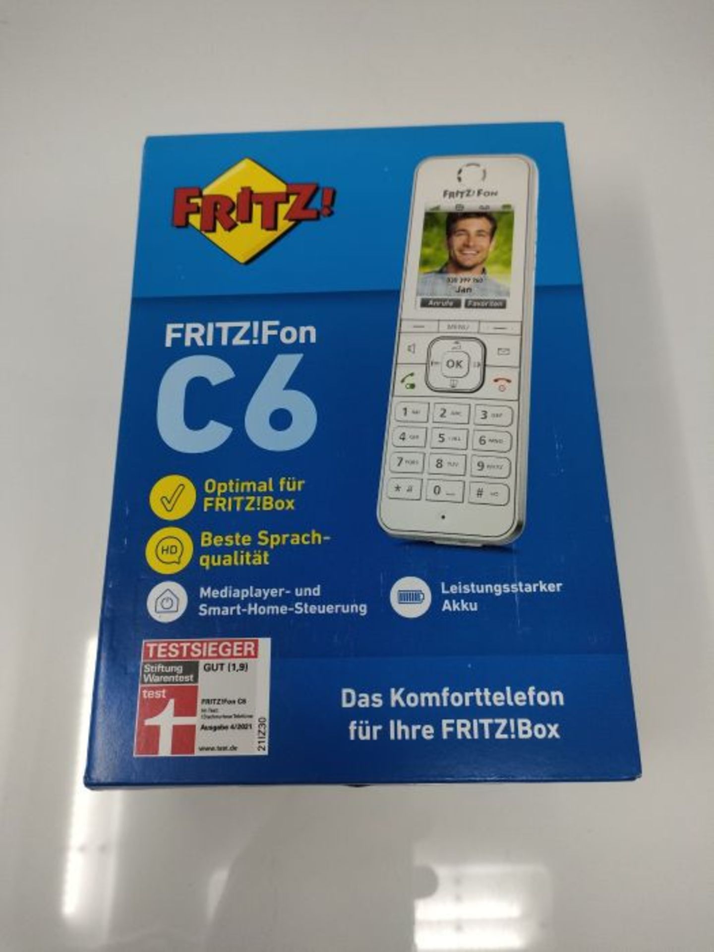 RRP £68.00 AVM FRITZ!Fon C6 DECT-Komforttelefon (hochwertiges Farbdisplay, HD-Telefonie, Internet - Image 2 of 3