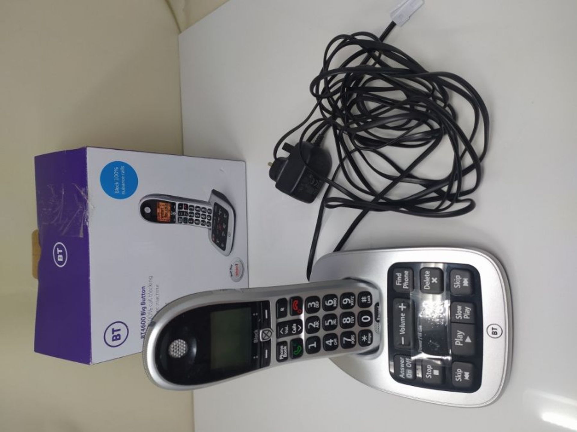 BT 4600 Big Button Advanced Call Blocker Home Phone with Answer Machine - Image 2 of 2