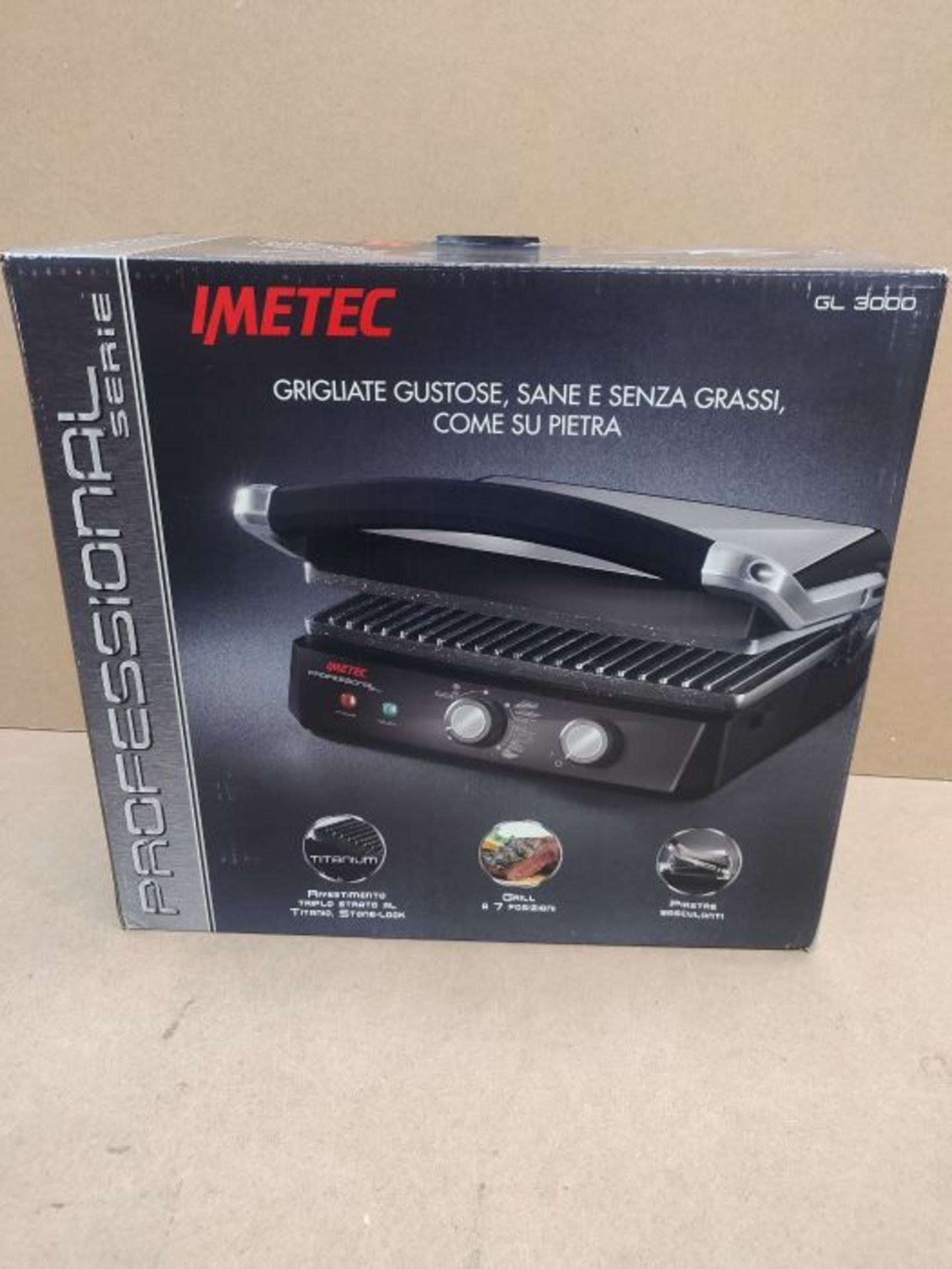 RRP £102.00 GRILL DA CONTATTO 2000W 7POSIZ.GRILL MAX.250°C - Image 2 of 3