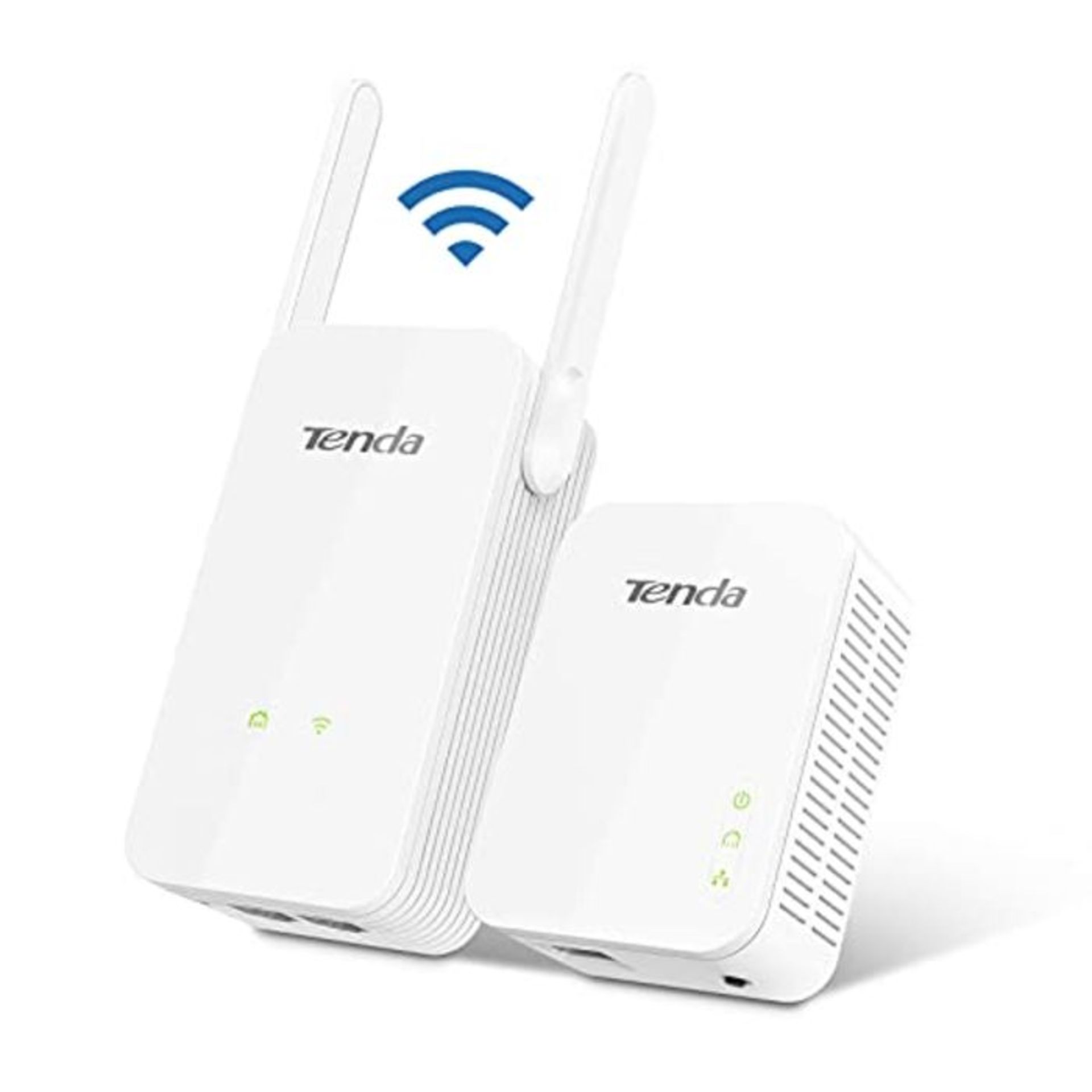 RRP £57.00 Tenda PH5 Kit Powerline Wi-Fi, AV1000 Mbps su Powerline, 300 Mbps su WiFi 2.4 GHz, 2 P