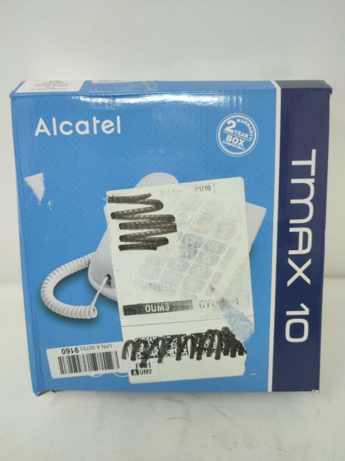 Alcatel Max 10 Corded Phone for Seniors White. - Image 2 of 3