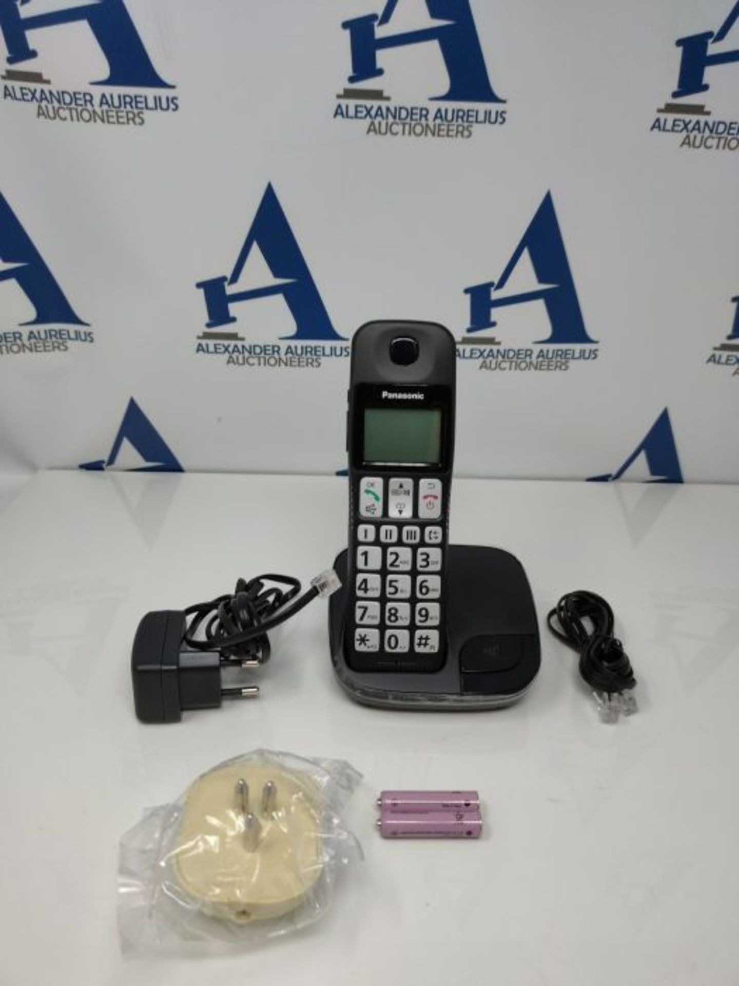 Panasonic KX-TGE110JTB Telefono Cordless Digitale (DECT) Singolo ad Utilizzo Facilitat - Image 3 of 3