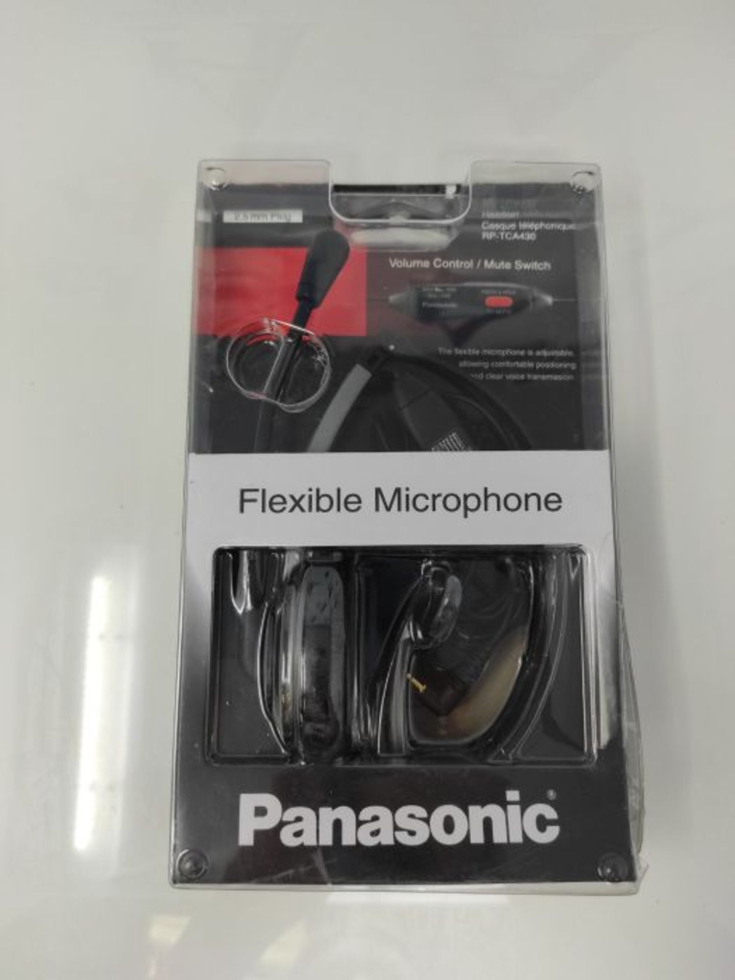 Panasonic RP-TCA430E-S headset - headsets (Wired, 2.5 mm (2/32"), DECT phone, Supraaur - Image 2 of 3