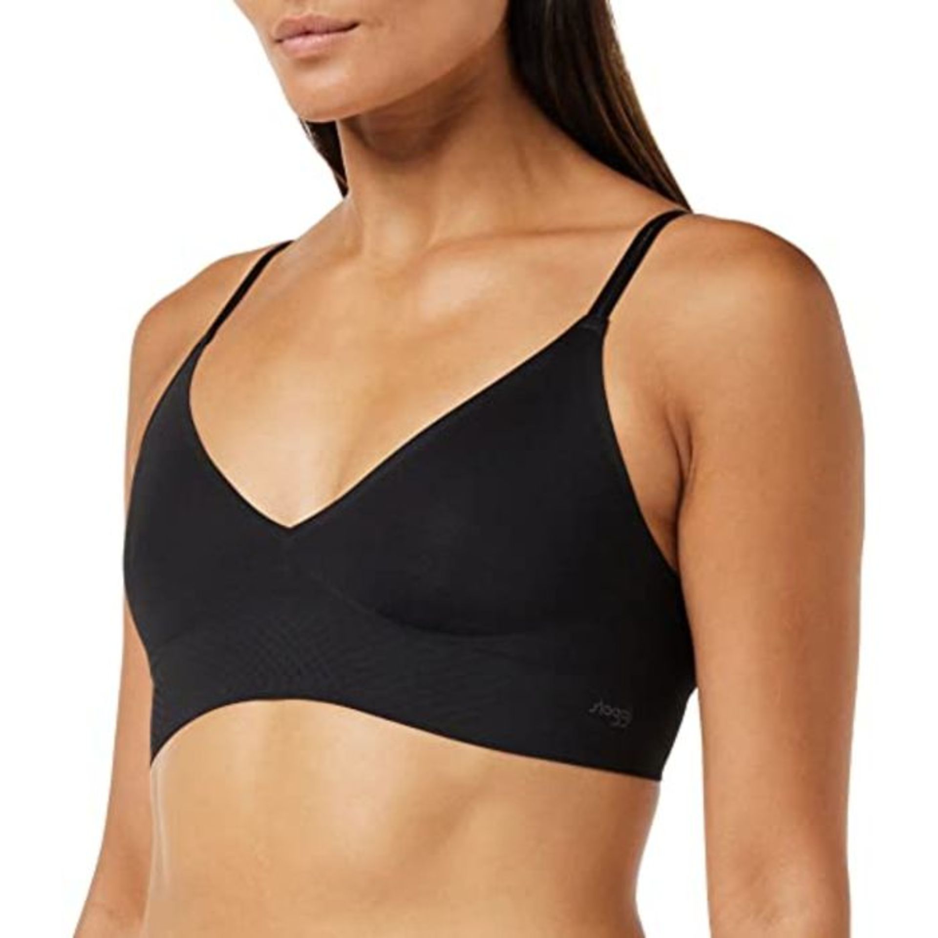 Sloggi Women's Sloggi Body Adapt Bralette Bra, Black, XL-XXL UK