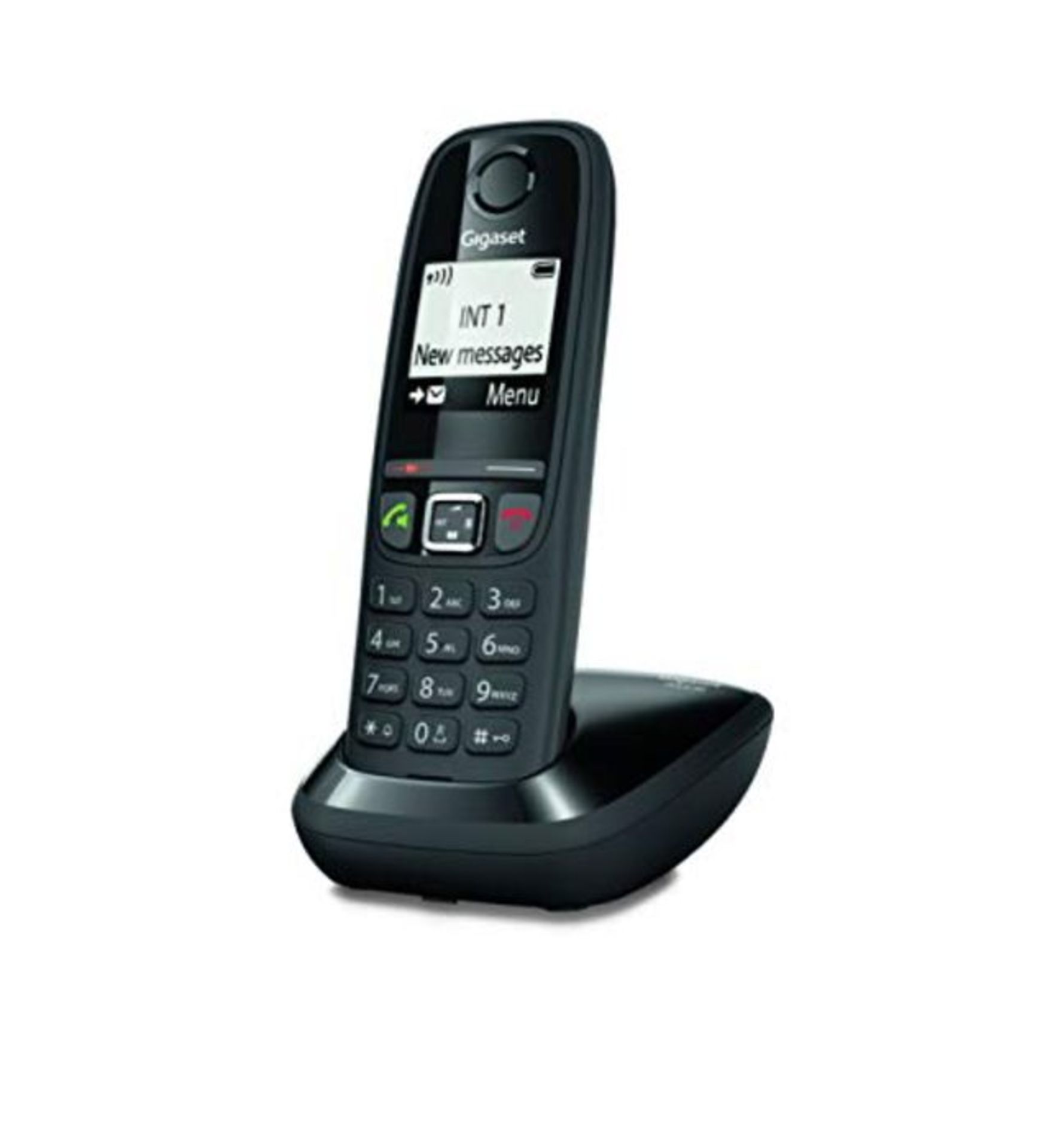 Gigaset AS470 Solo DECT-Telefon Schwarz Anrufer-Identifikation - Telefone (DECT-Telefo