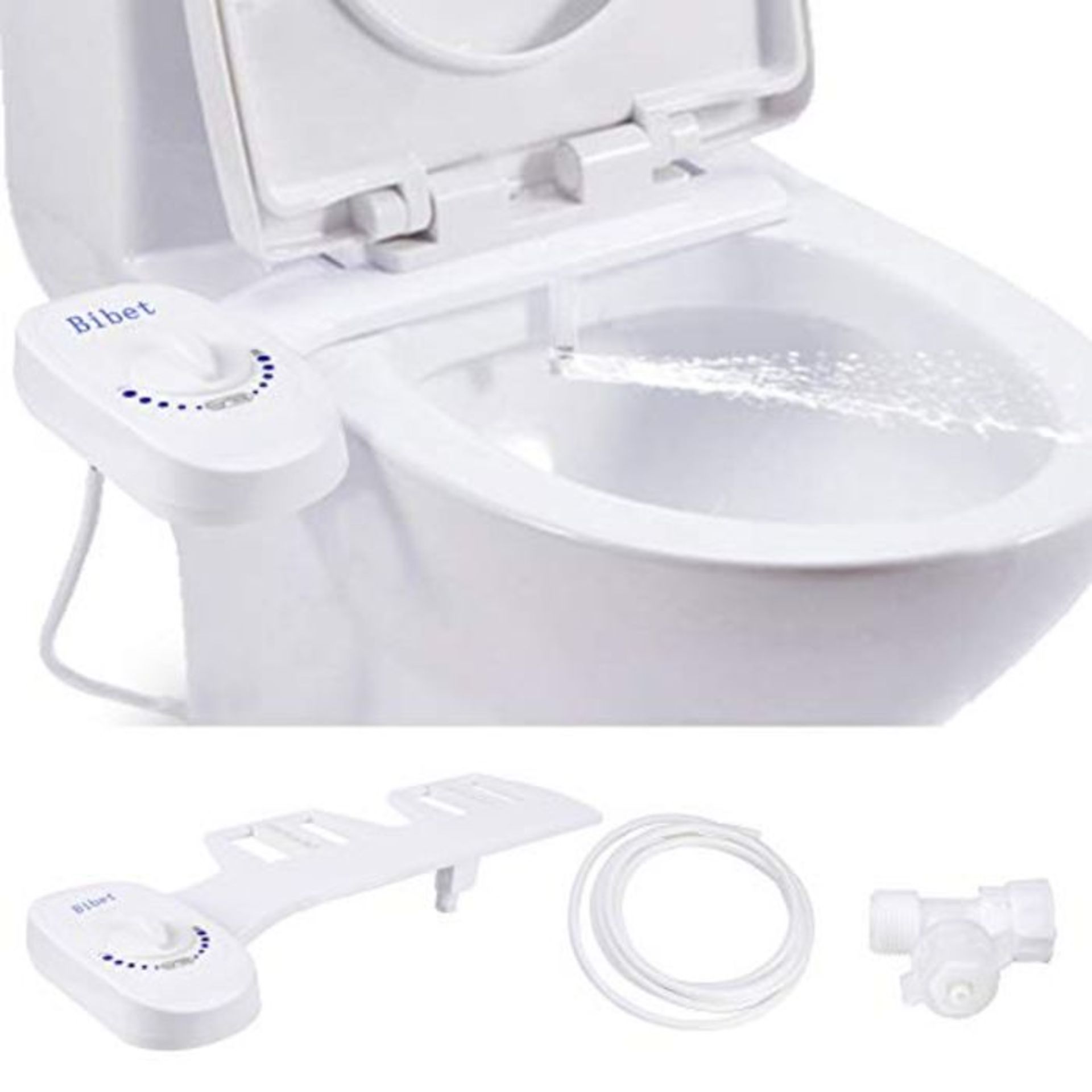 GARDOM Bidet Toilet Seat, Non-eletric Bidet, Multifunctional Toilet Attachment with Se