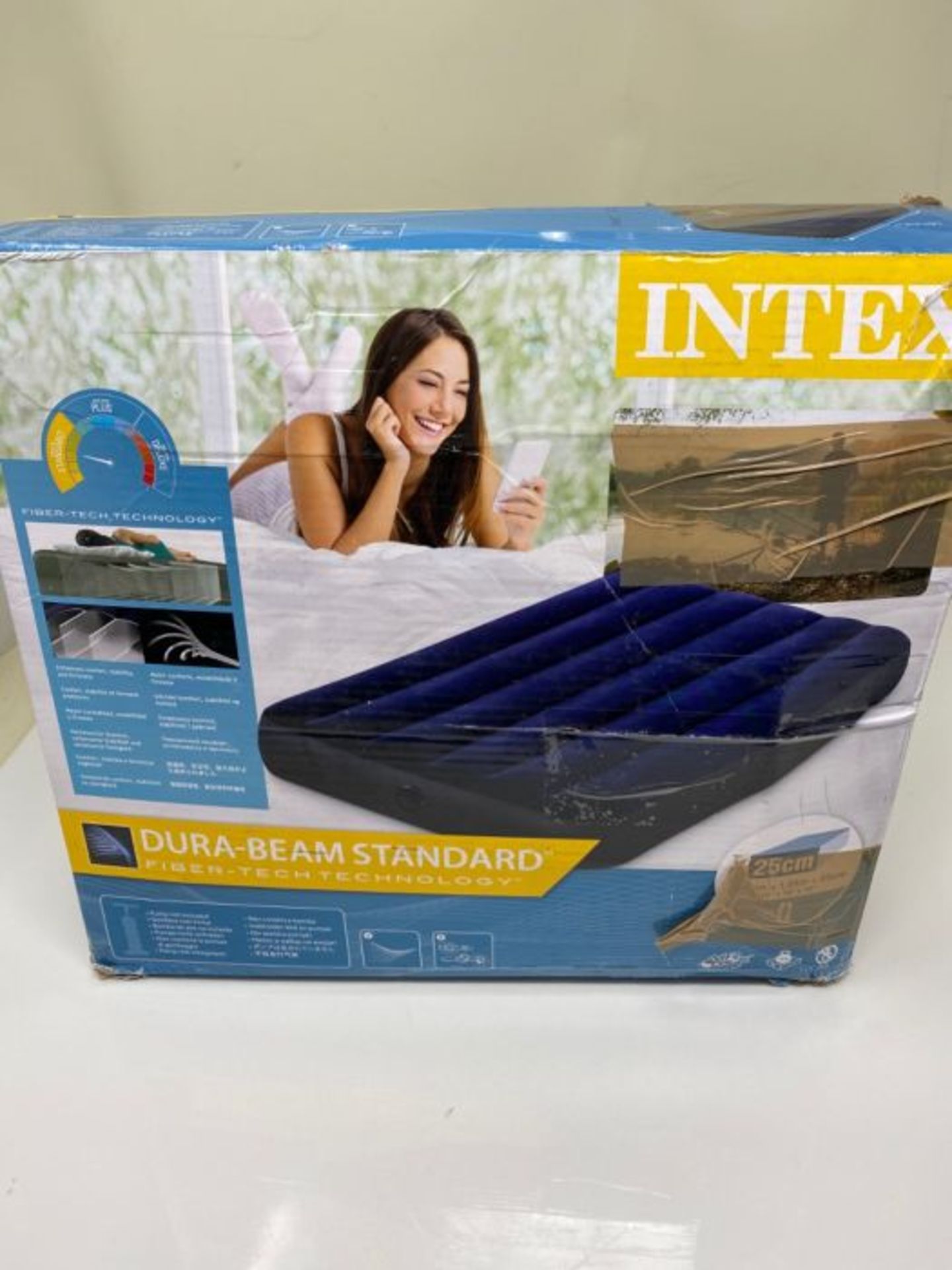 Intex Inflatable Bed, 64757, multicoloured, 99 x 191 x 25 cm - Image 2 of 3