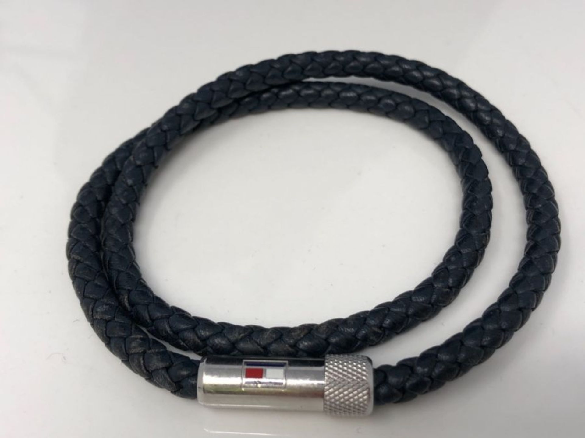 Tommy Hilfiger Jewelry Men's Leather Bracelet Blue - 2790264S - Image 2 of 3