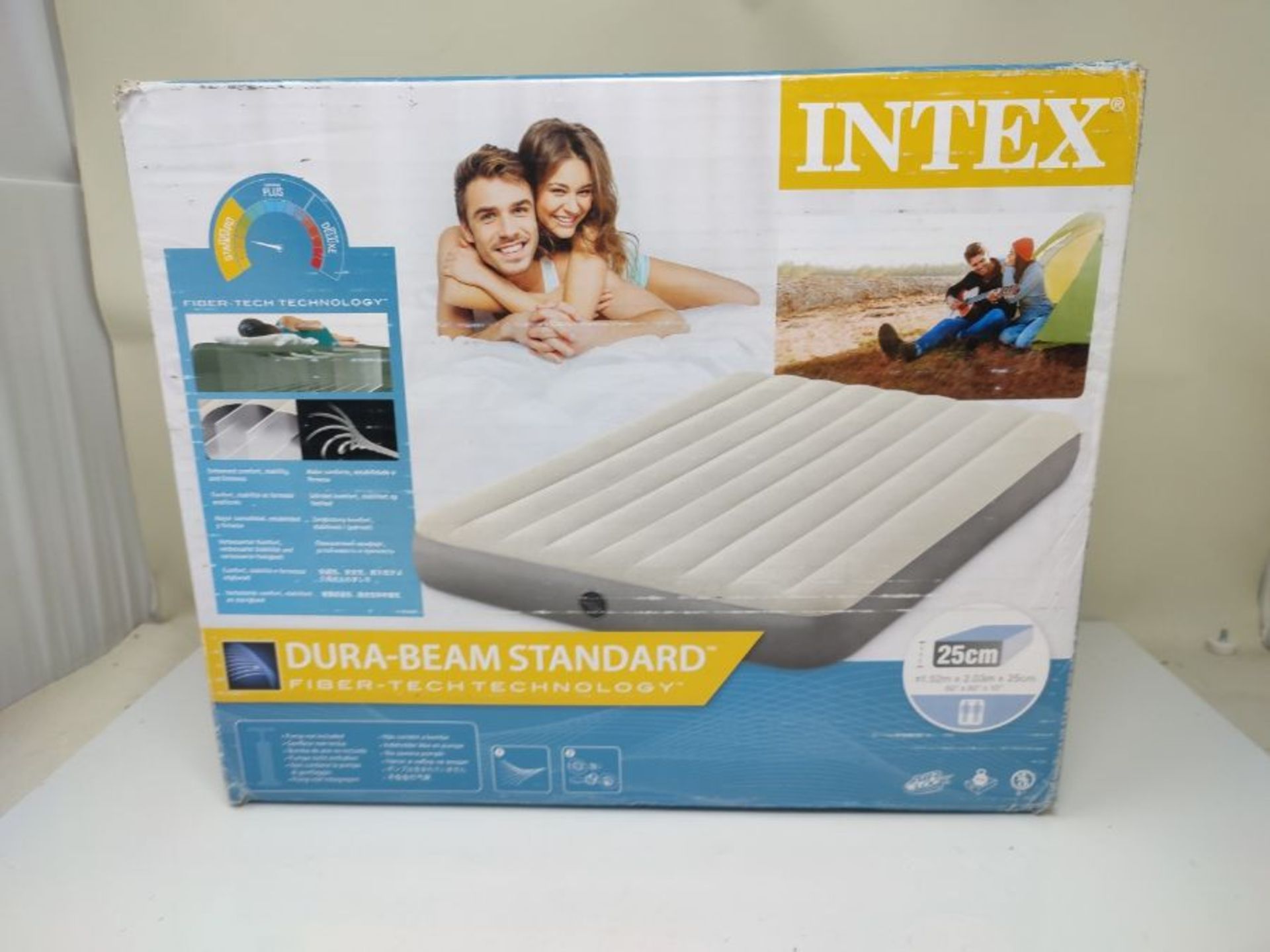 Intex Airbed Materasso Deluxe Classic Matrimoniale Dura Beam con Tecnologia Fiber Tech - Image 2 of 3