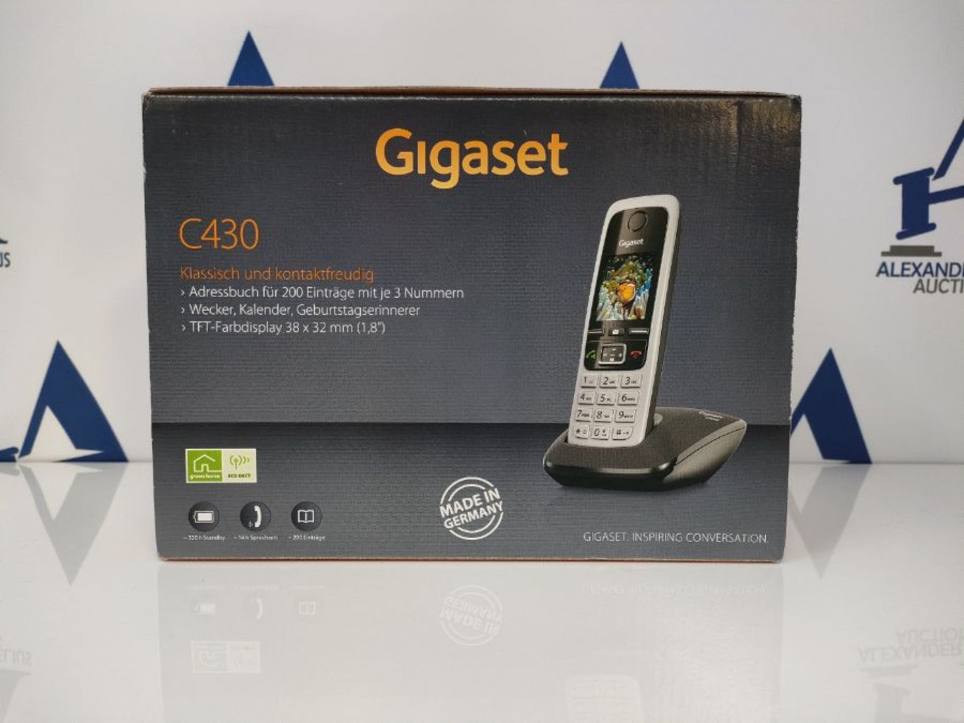 Gigaset C430 Schnurloses Telefon ohne Anrufbeantworter (DECT Telefon mit Freisprechfun