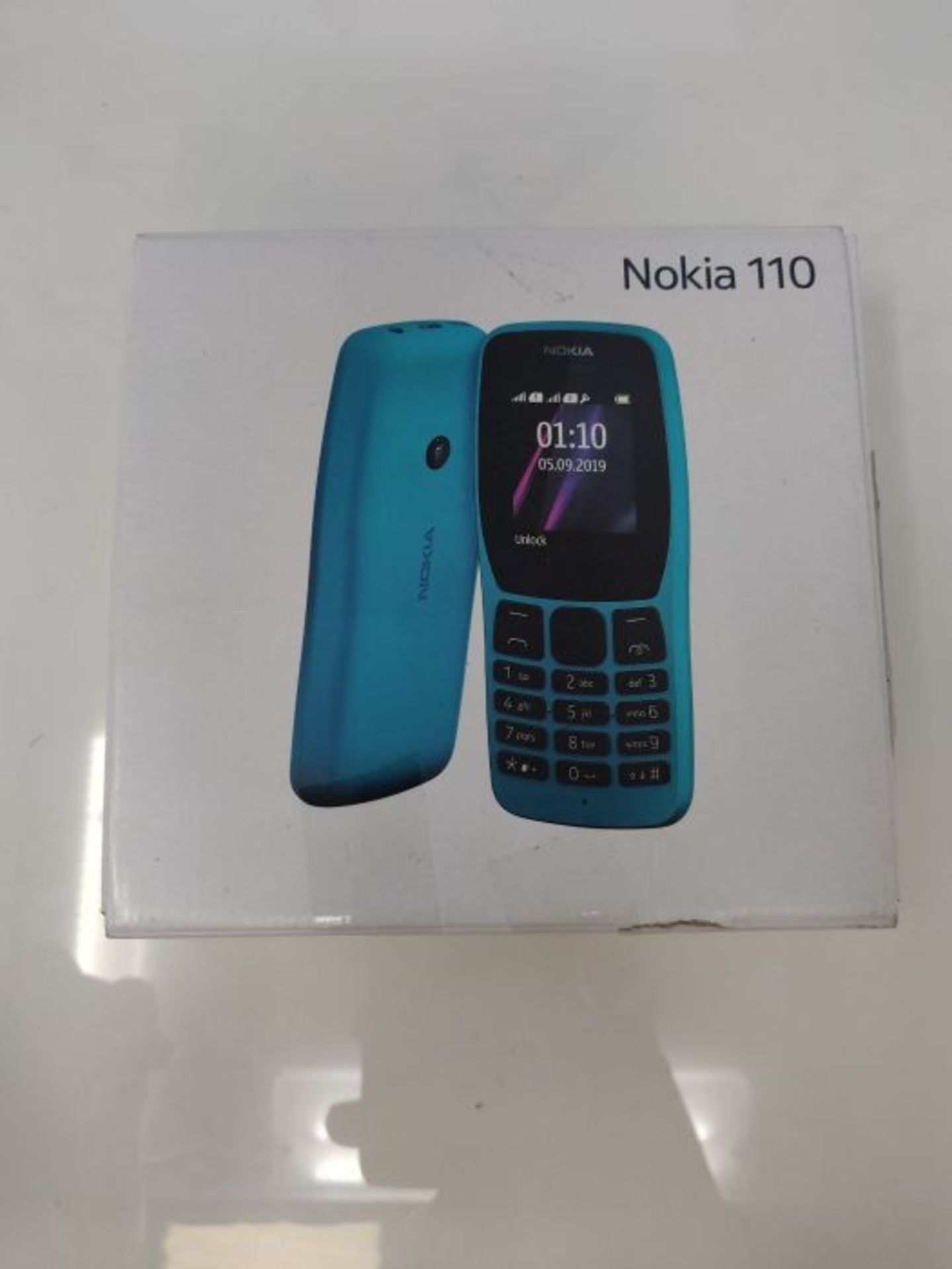 Nokia 110 Telefono Cellulare Dual Sim, Display 1.77" a Colori, Fotocamera, Nero [Itali