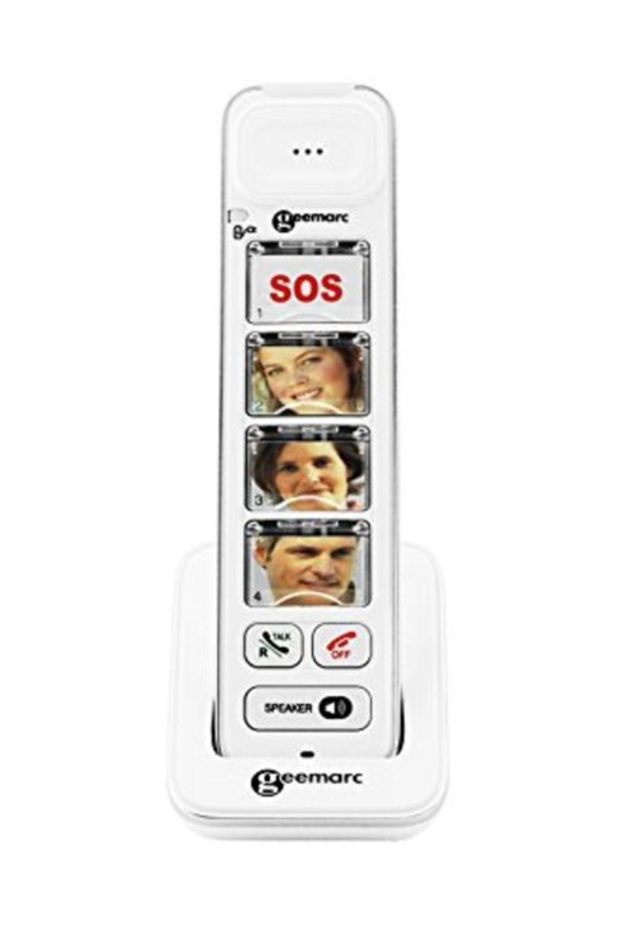 Geemarc PHOTODECT 295 - extra extra handset - white