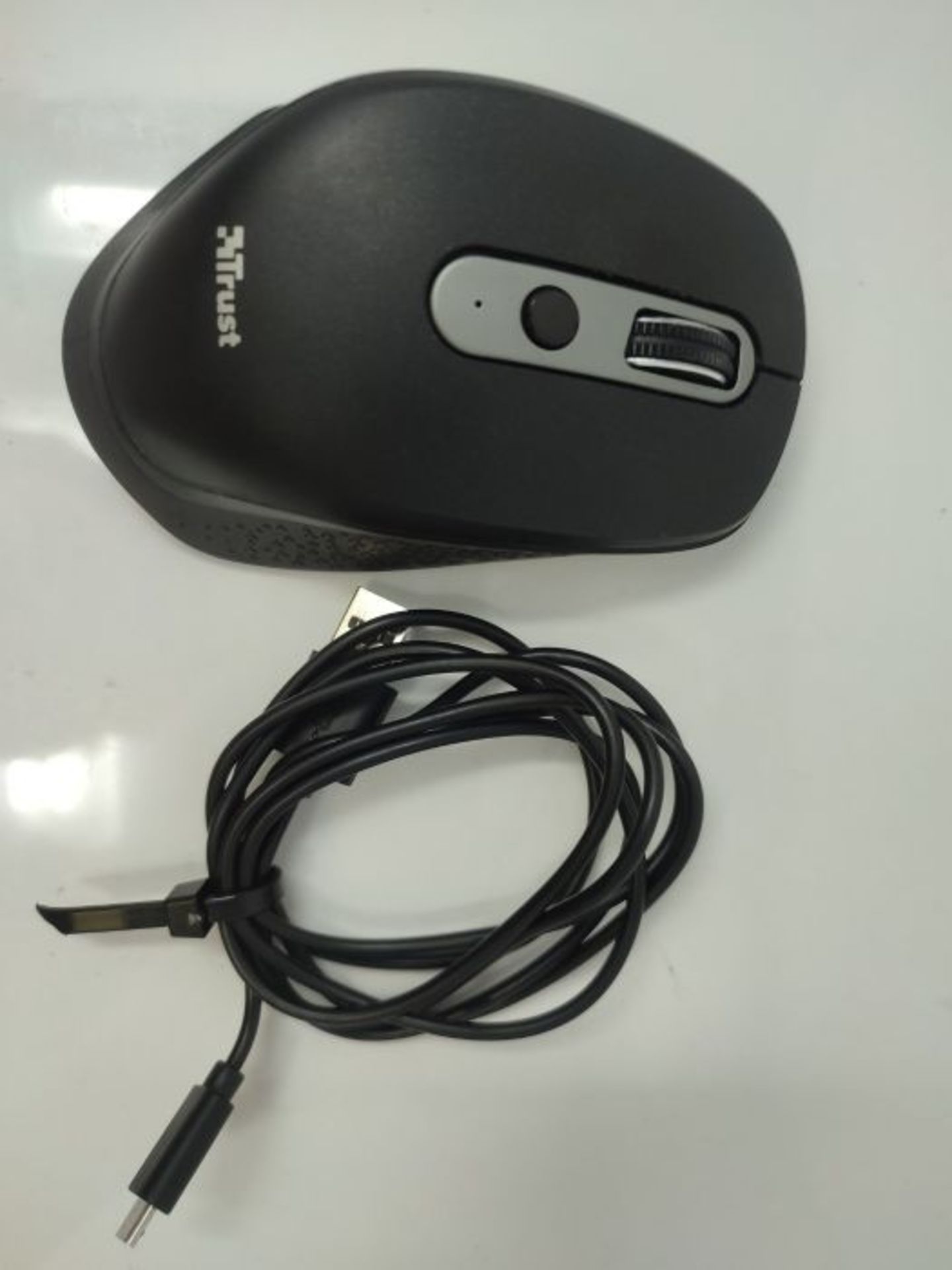 [INCOMPLETE] Trust Ozaa Rechargeable Wireless Mouse, 800-2400 DPI, 6 Buttons, Silent L - Image 3 of 3