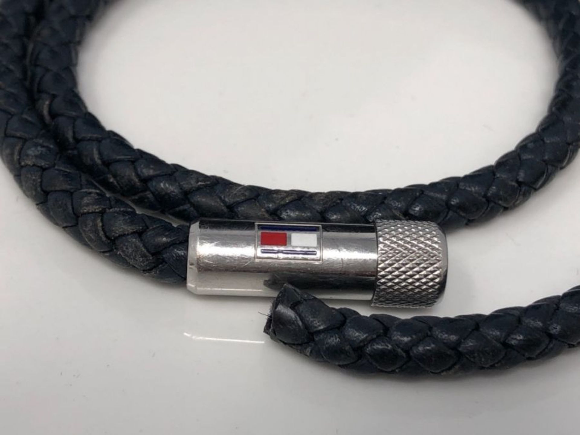 Tommy Hilfiger Jewelry Men's Leather Bracelet Blue - 2790264S - Image 3 of 3