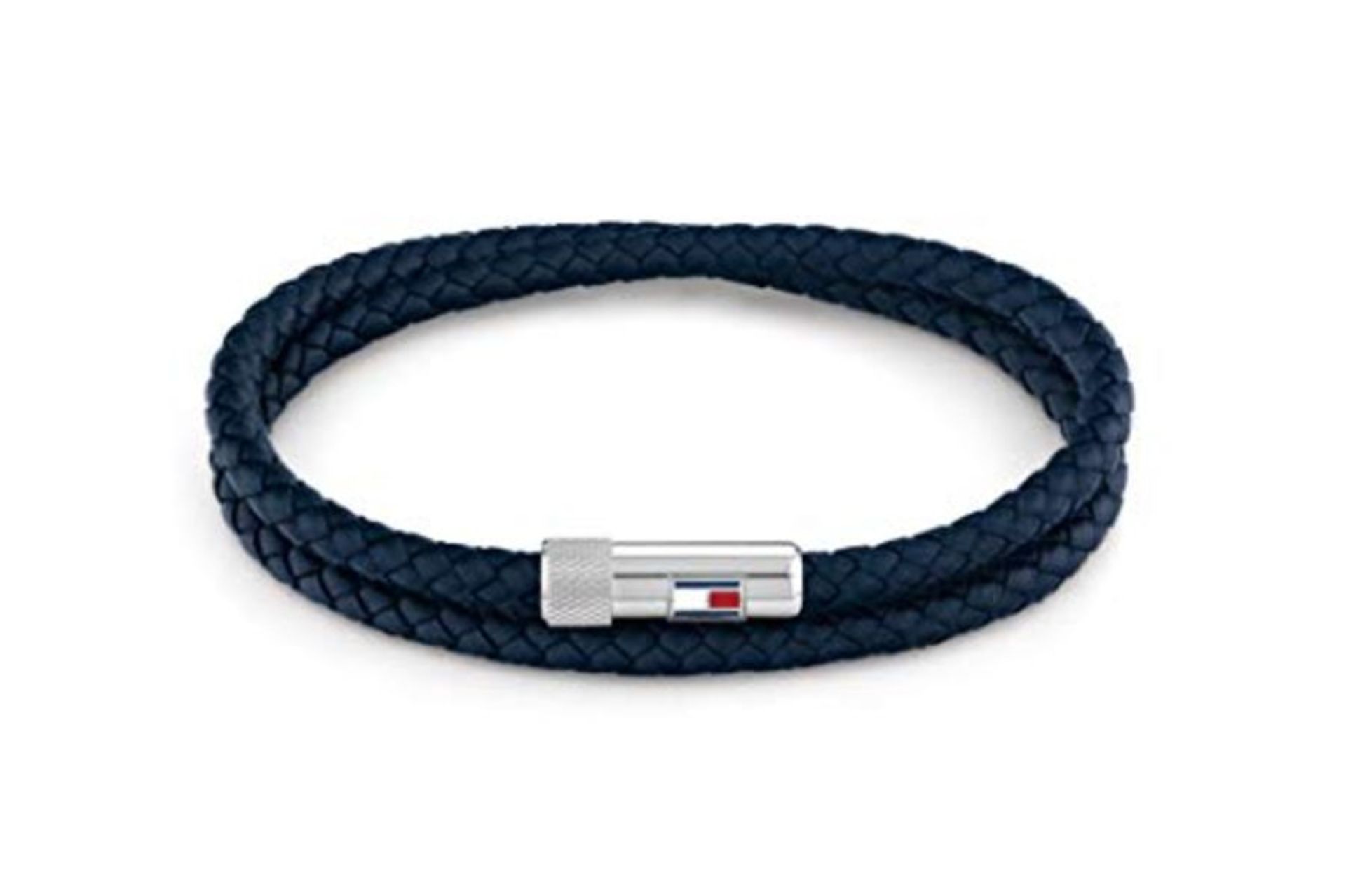 Tommy Hilfiger Jewelry Men's Leather Bracelet Blue - 2790264S