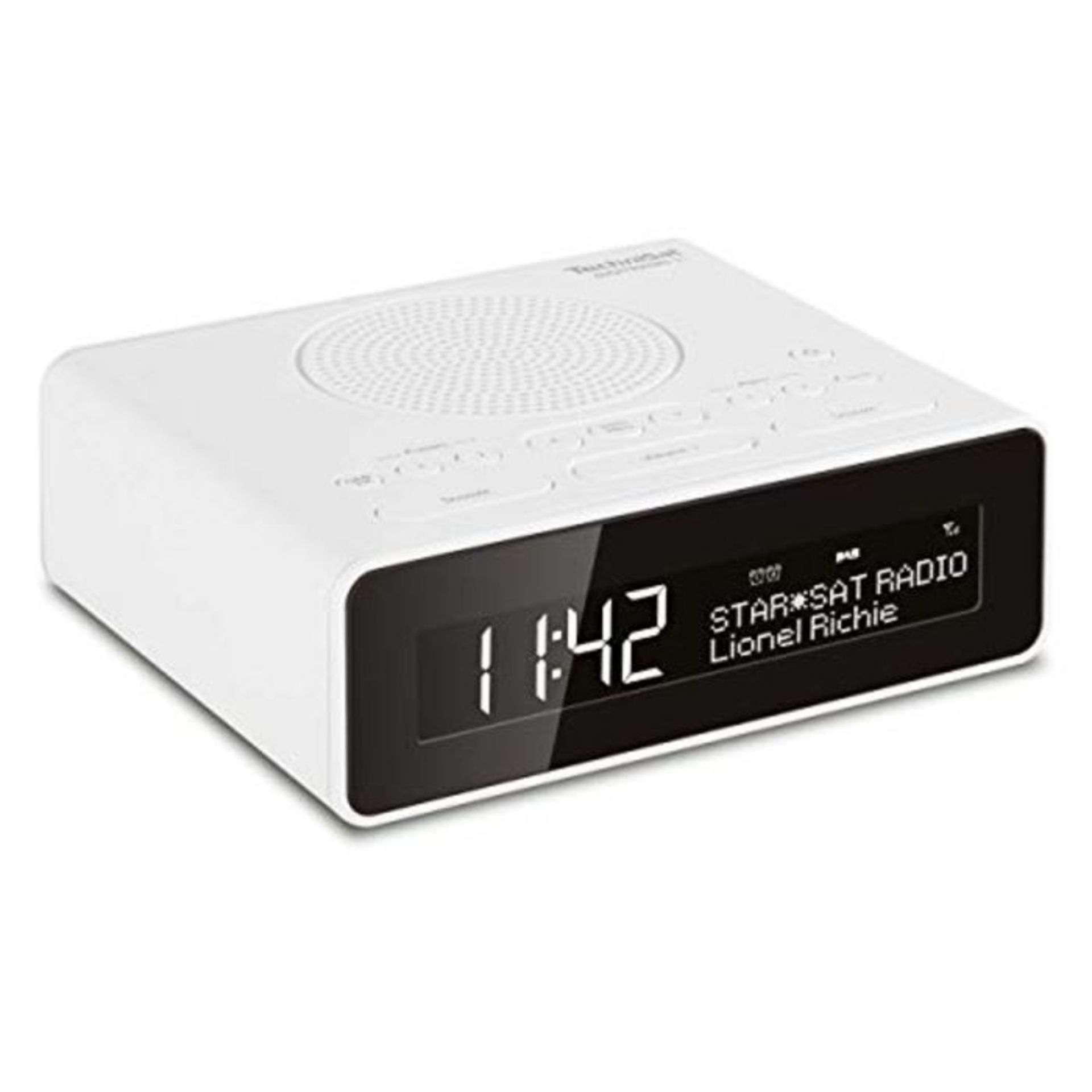 RRP £50.00 TechniSat Digitradio 51 DAB+ Radiowecker (DAB, UKW, Uhrenradio, Wecker mit zwei einste