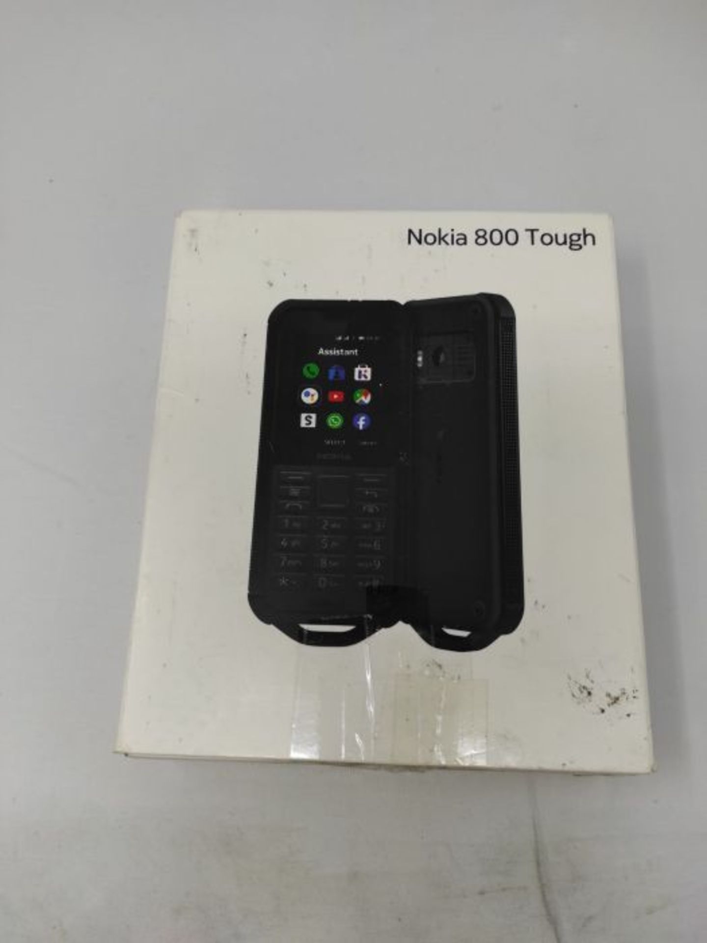 RRP £105.00 Nokia 800 Tough Telefono Cellulare 4G Dual Sim, Display 2.4" a Colori, 4GB, Resistenza - Image 2 of 3