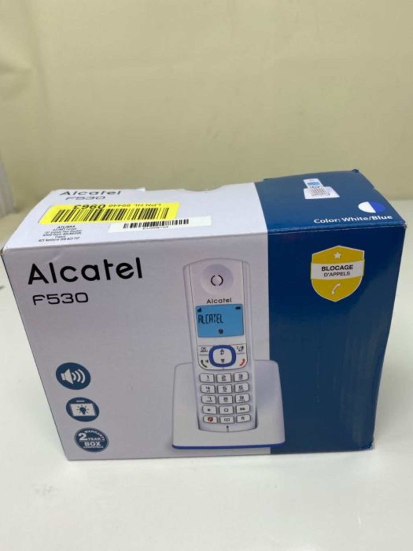 Alcatel F530 - Téléphone sans fil DECT design aux coloris contemporains, Mains libre - Image 2 of 2