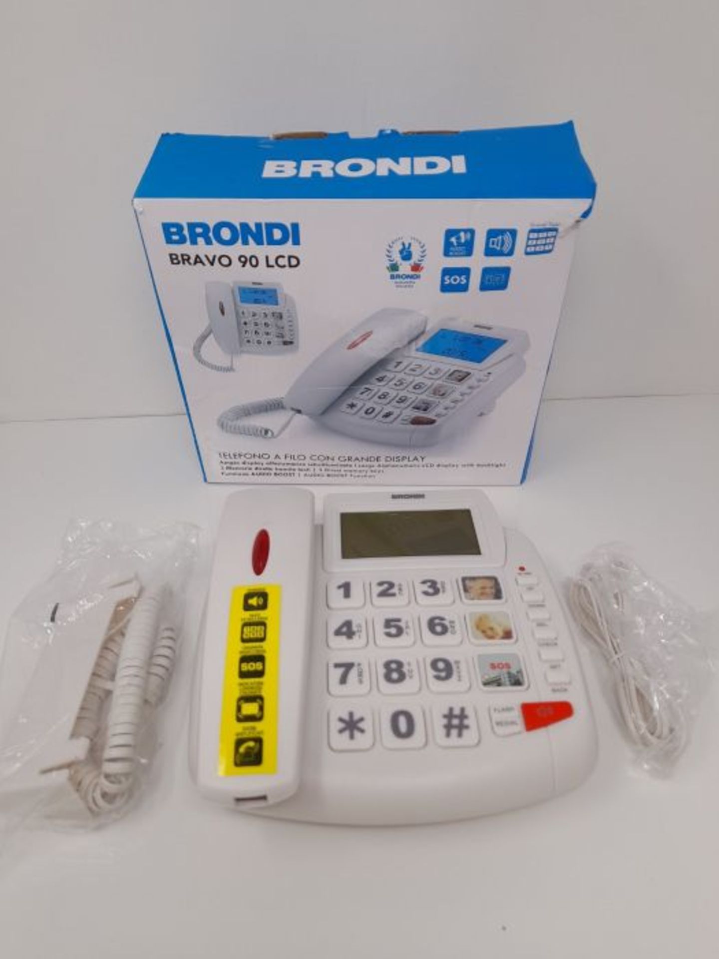 Landline Telephone Battery BRONDI BRAVO 90 Mobile Phone White - Image 2 of 2