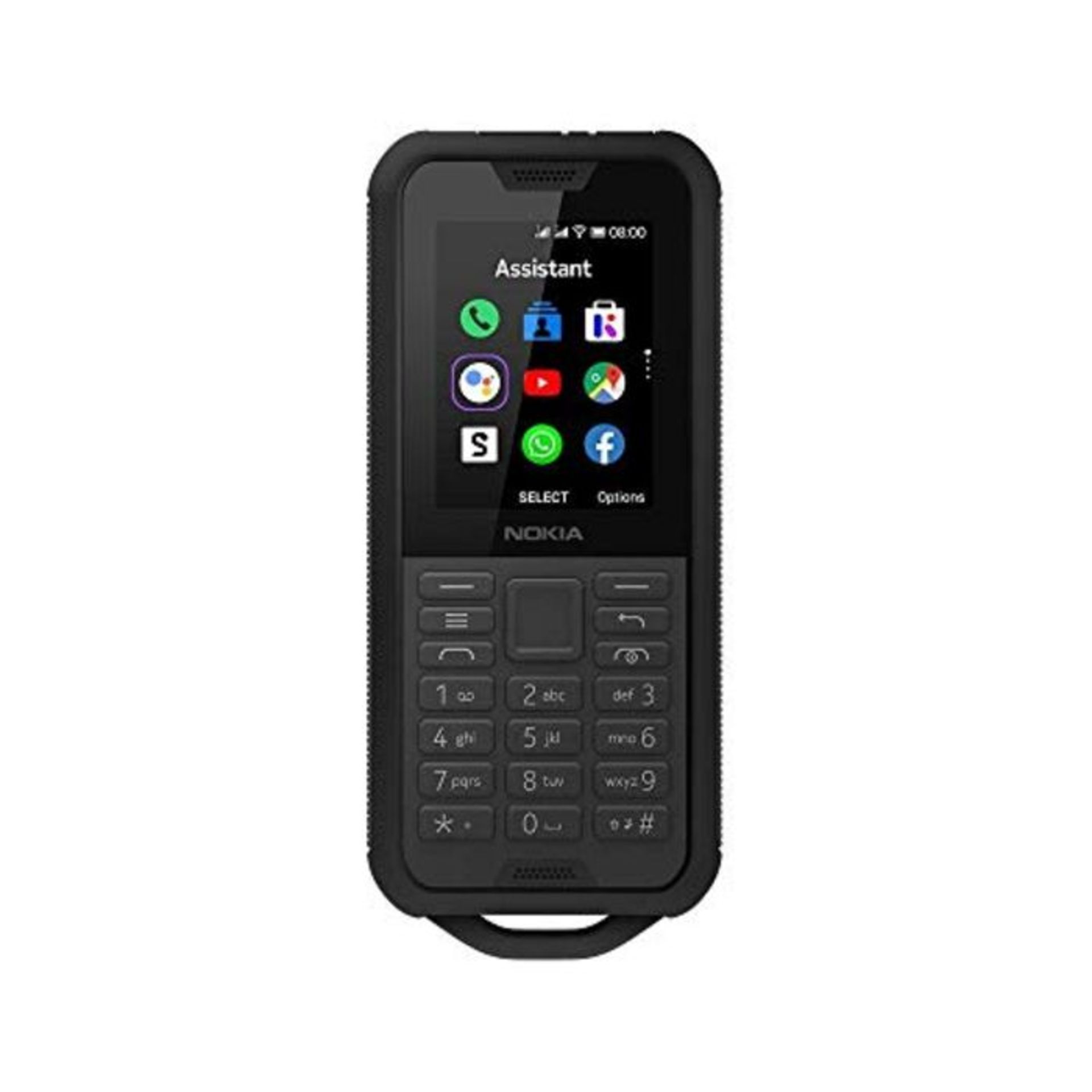 RRP £105.00 Nokia 800 Tough Telefono Cellulare 4G Dual Sim, Display 2.4" a Colori, 4GB, Resistenza