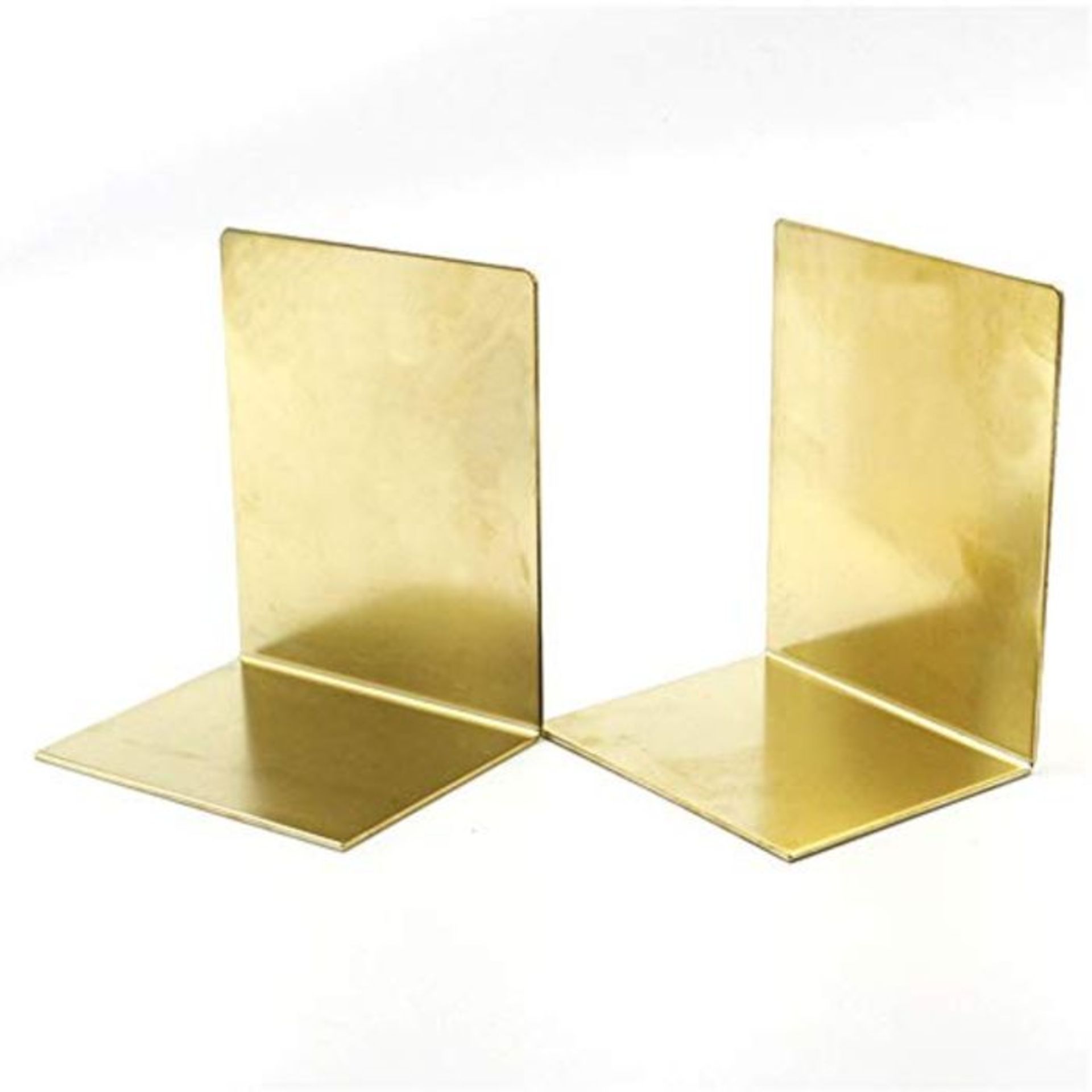 Guanyumeixin Bookends, Creative Metal Brass Book end Book Support Stand Desk Desktop B