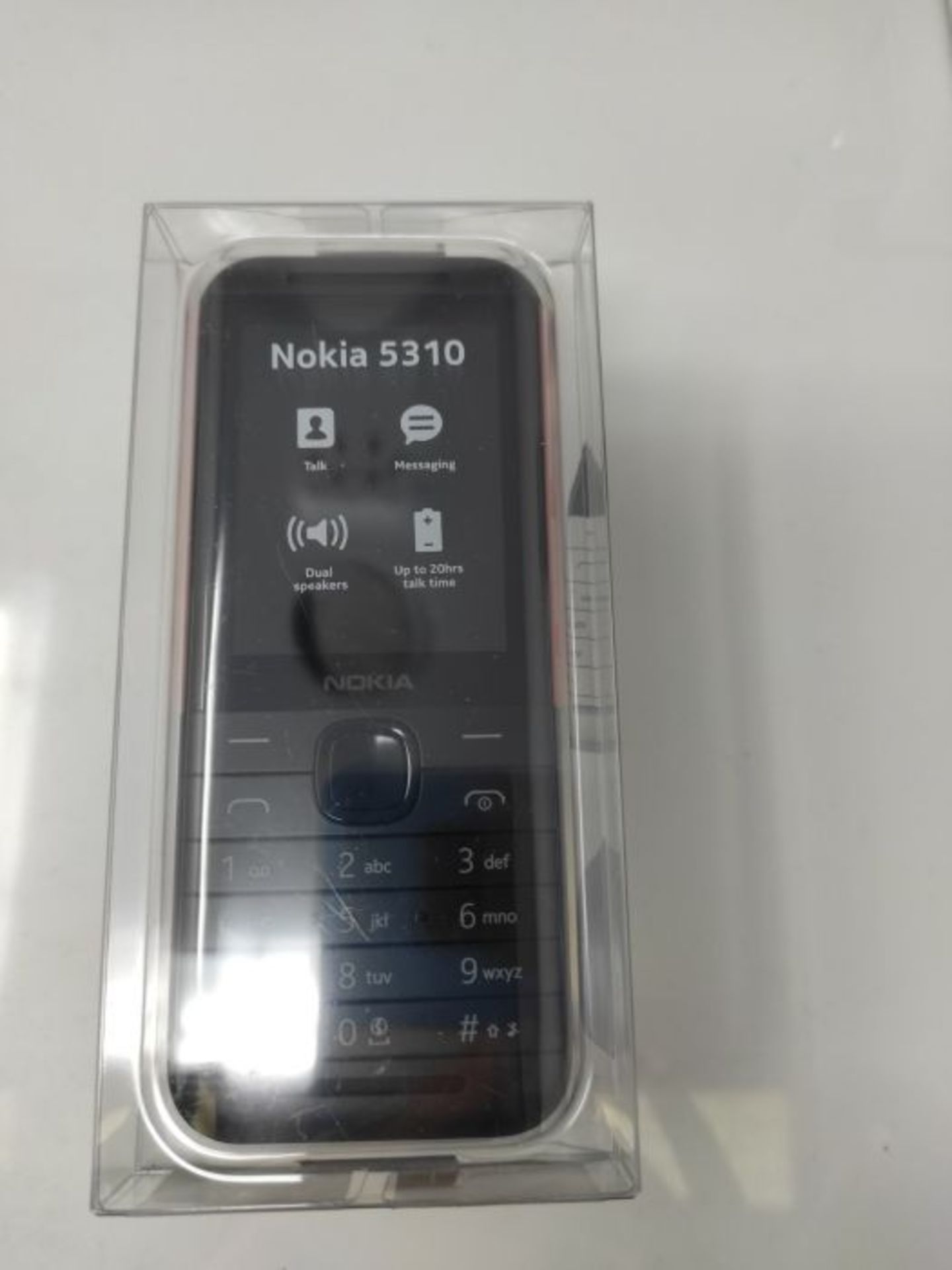 RRP £62.00 Nokia 5310 TA-1212 Dual SIM Black/Red - Image 2 of 3