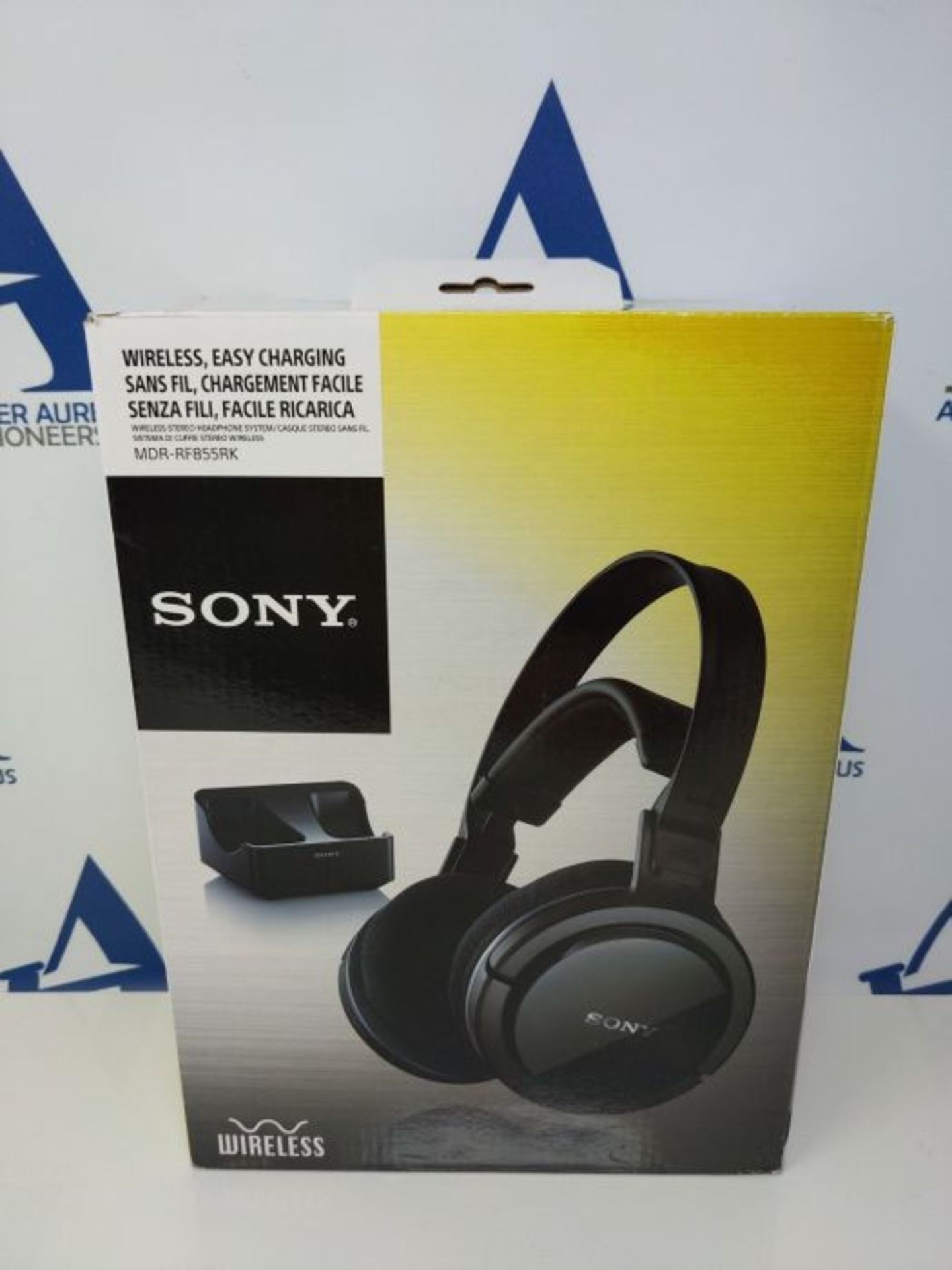 RRP £73.00 Sony MDRRF855RK, Black Closed Wireless Radio Headphones - Image 2 of 3