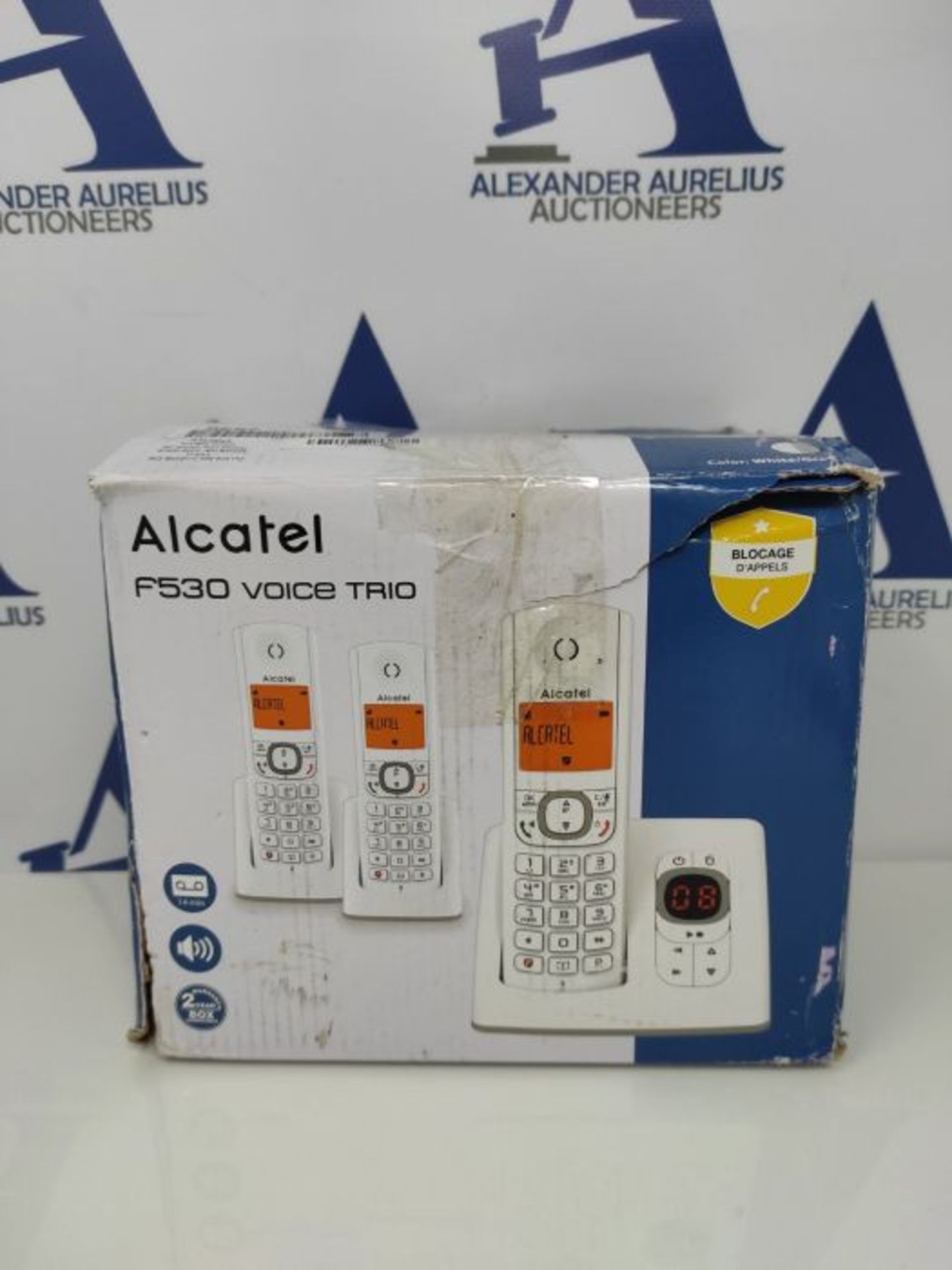 RRP £54.00 Alcatel F530 Voice Trio Repondeur gris - Image 2 of 3