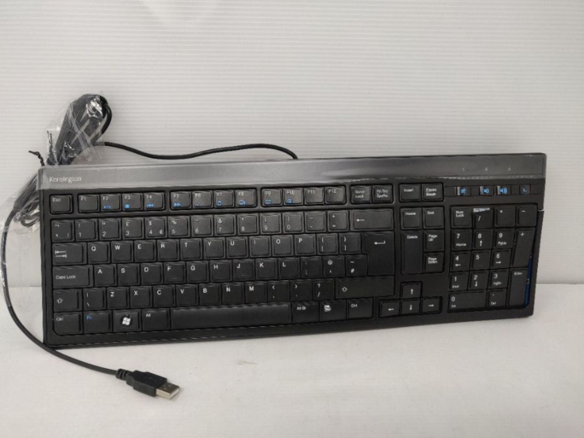 [CRACKED] Kensington Wired Keyboard - AdvanceFit Slim Full Size USB Keyboard, Ideal Ho - Image 2 of 2