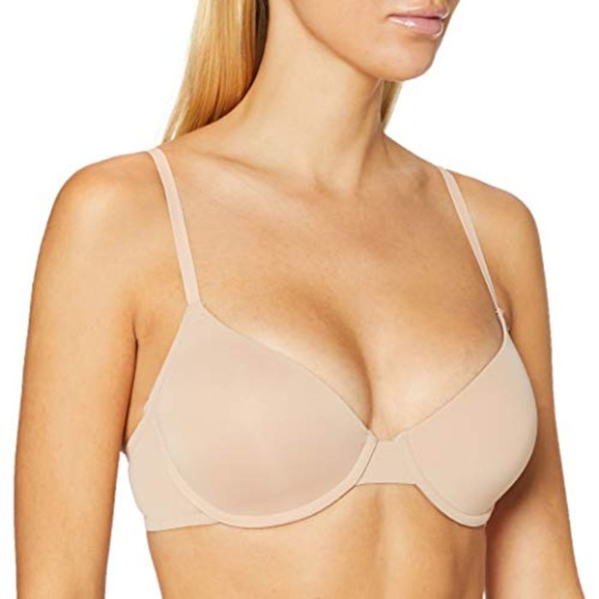 Lovable Women's Basic Micro Full Coverage Bra, Dark Skin ,36B