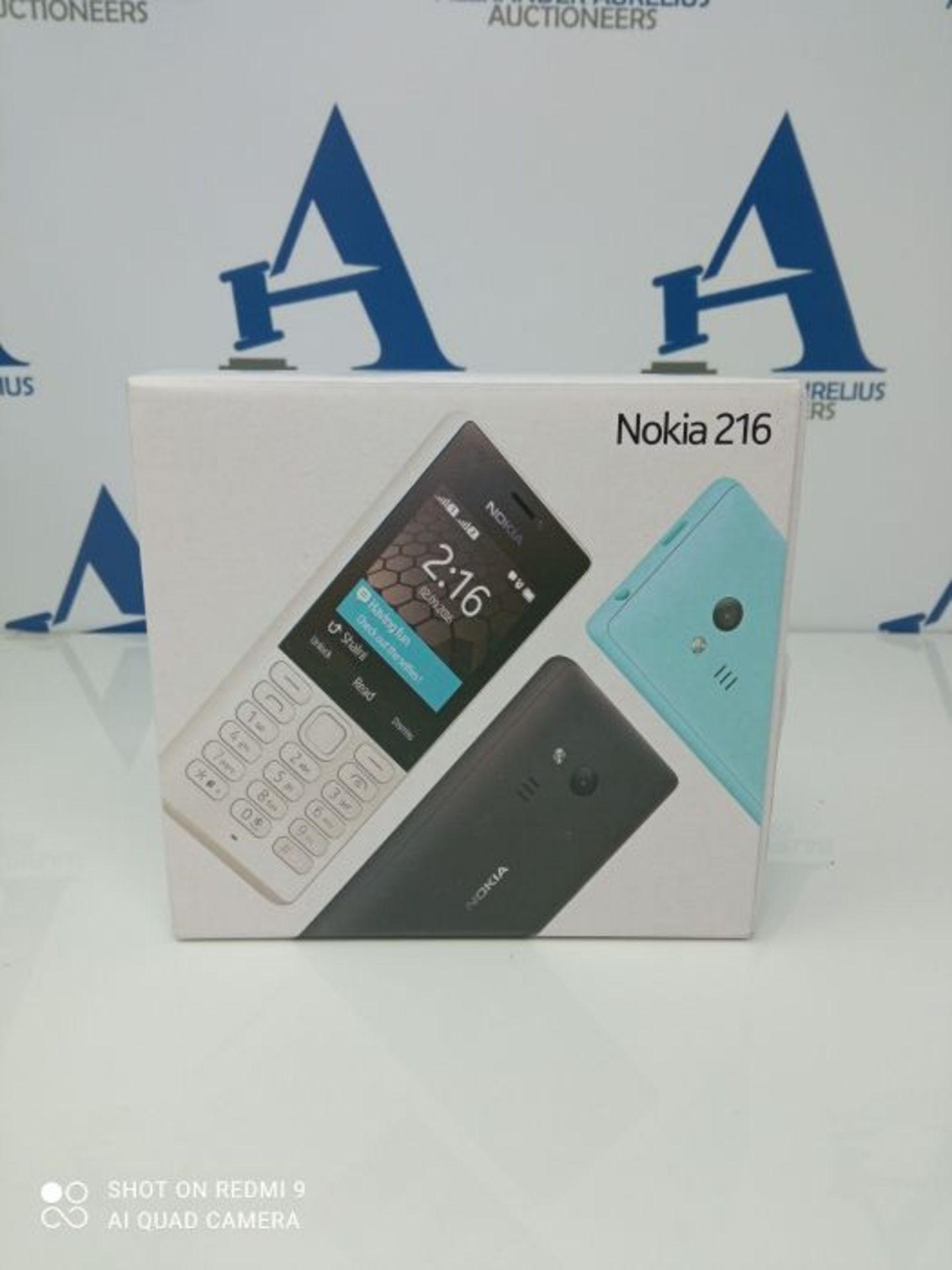 RRP £63.00 Nokia 216 - Téléphone portable débloqué GSM (Écran 2,4 pouces, ROM 16Mo + jusqu'? - Image 2 of 3