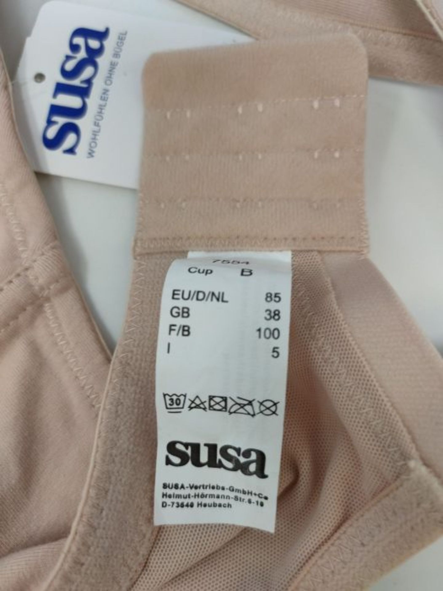 SUSA Women's Wireless Bra, Brown (Cappuccino 103), 38B (Size: 85B) - Image 3 of 3