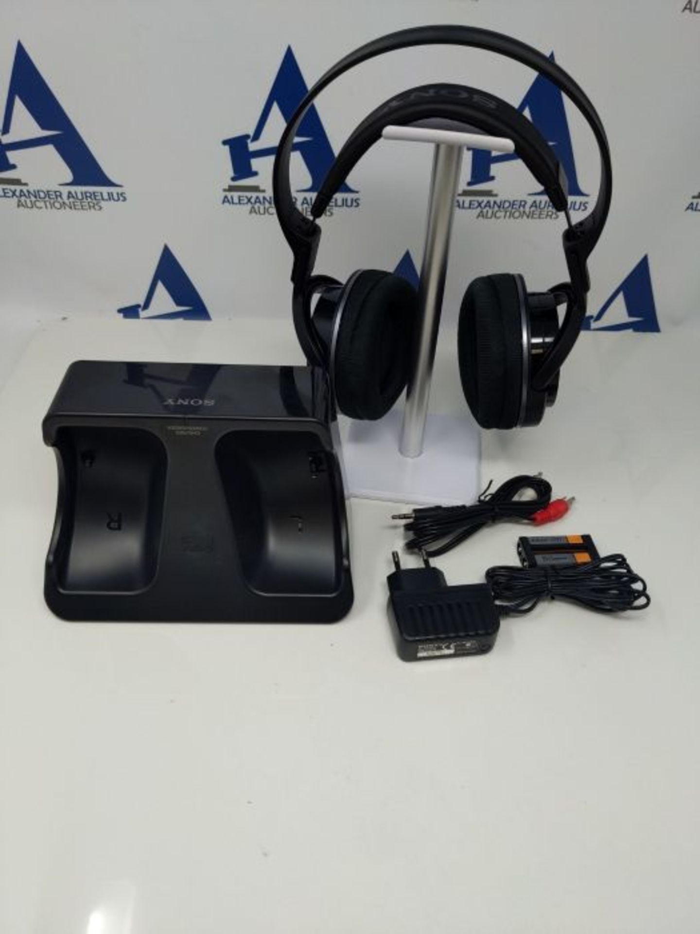 RRP £73.00 Sony MDRRF855RK, Black Closed Wireless Radio Headphones - Image 3 of 3