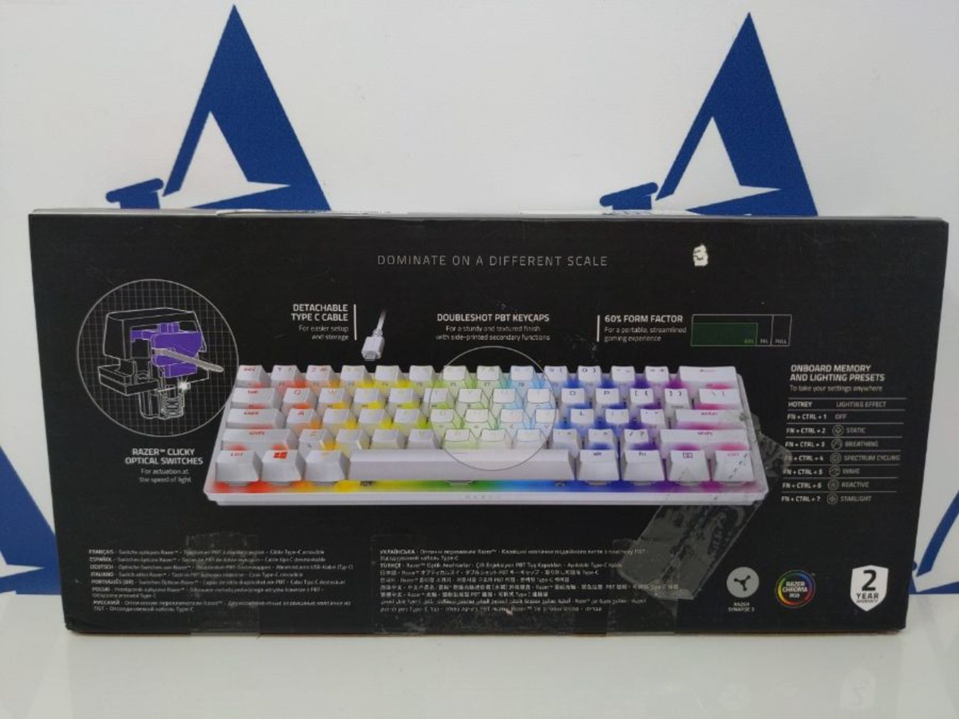 RRP £104.00 Huntsman Mini Mercury Ed. (Purple Switch) Nordic Layout - Image 2 of 3