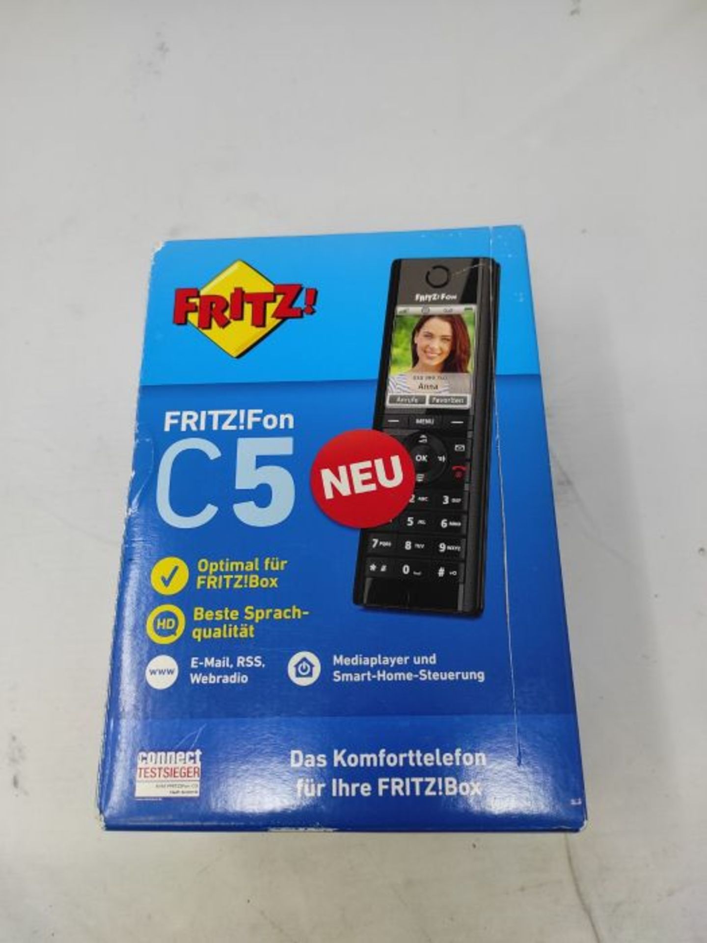 RRP £56.00 AVM FRITZ!Fon C5 DECT-Komforttelefon (hochwertiges Farbdisplay, HD-Telefonie, Internet - Image 2 of 3