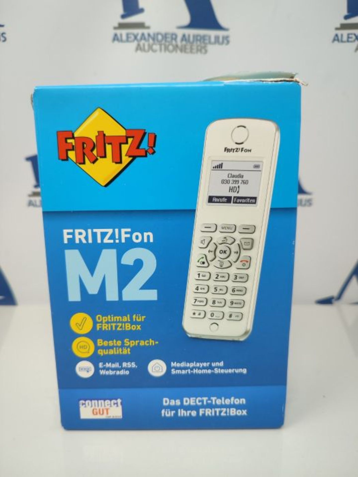 AVM FRITZ!Fon M2 DECT-Komforttelefon (fÃ¼r FRITZ Box Monochromes Display, HD-Telefon - Image 2 of 3