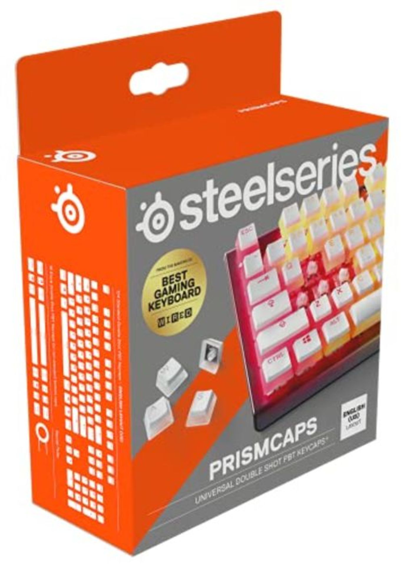 SteelSeries PrismCaps - Double Shot Pudding-style Keycaps - Durable PBT Thermoplastic