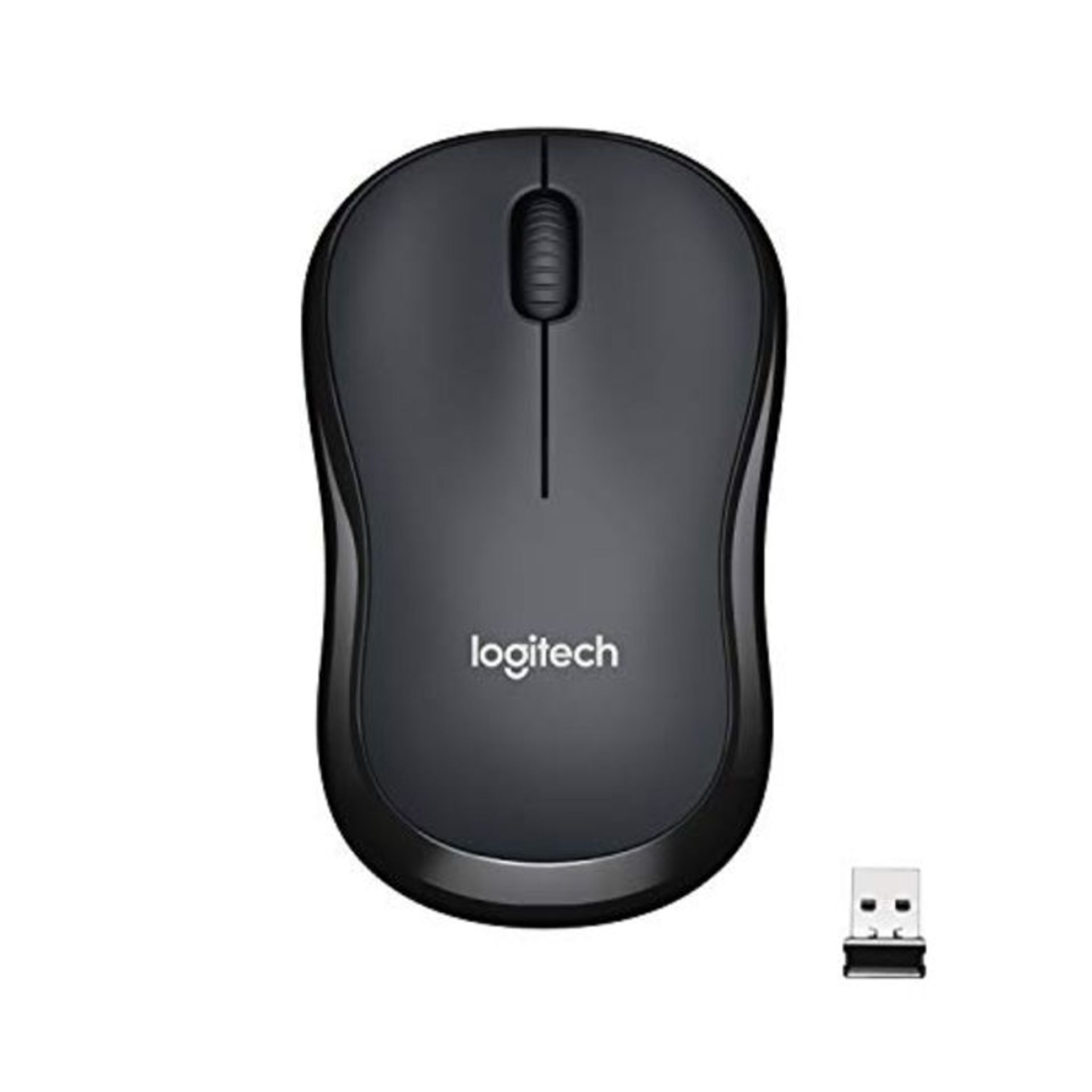Logitech B220 Silent Wireless Mouse, 2.4GHz with Nano USB Receiver, 1000 DPI Optical T