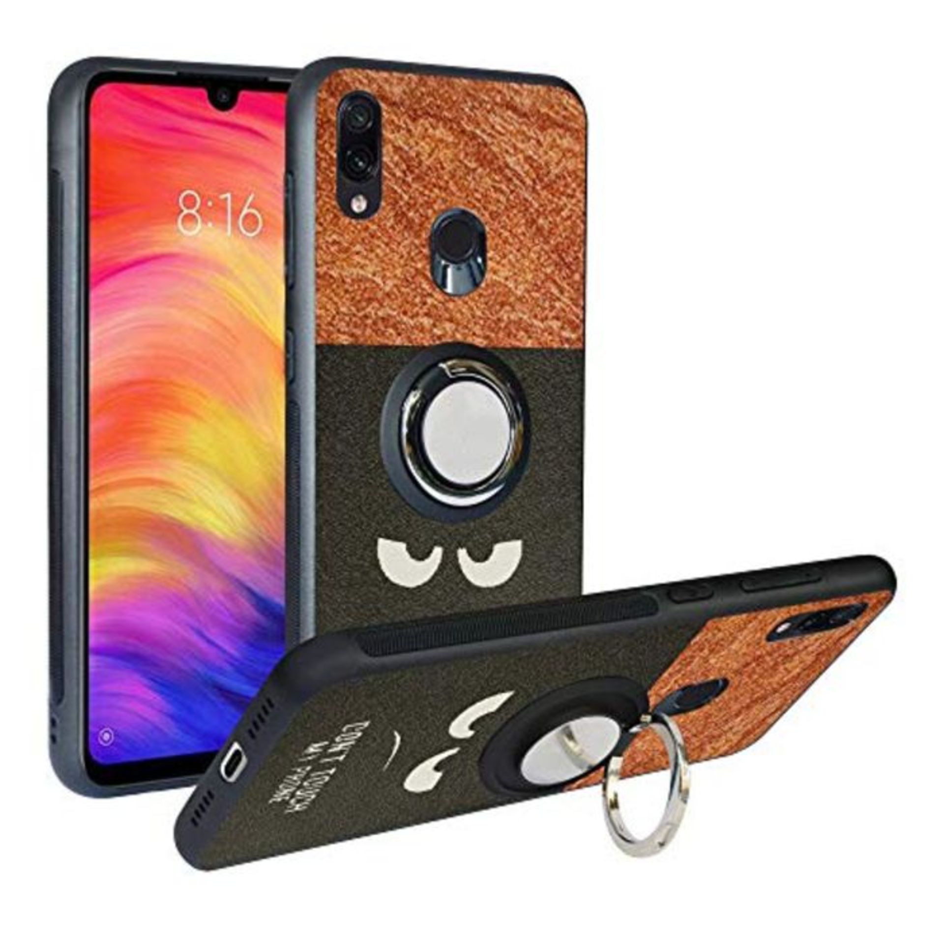 Alapmk Compatible with Xiaomi Redmi Note 7 Case, Slim Fit Shockproof [Personalized Des