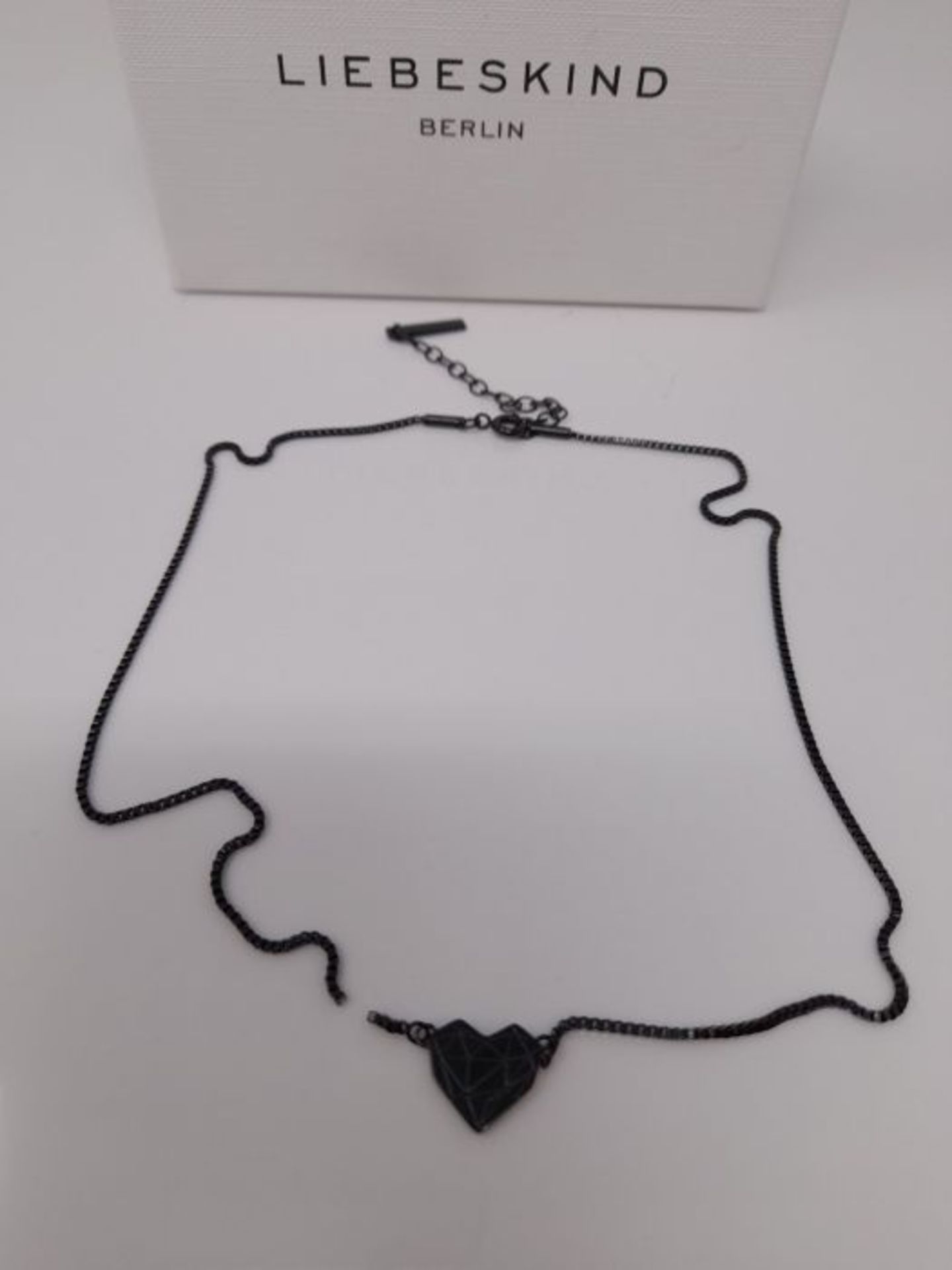 [CRACKED] Liebeskind Berlin LJ-0331-N-V 40 Women's Necklace Stainless Steel Black - Image 3 of 3