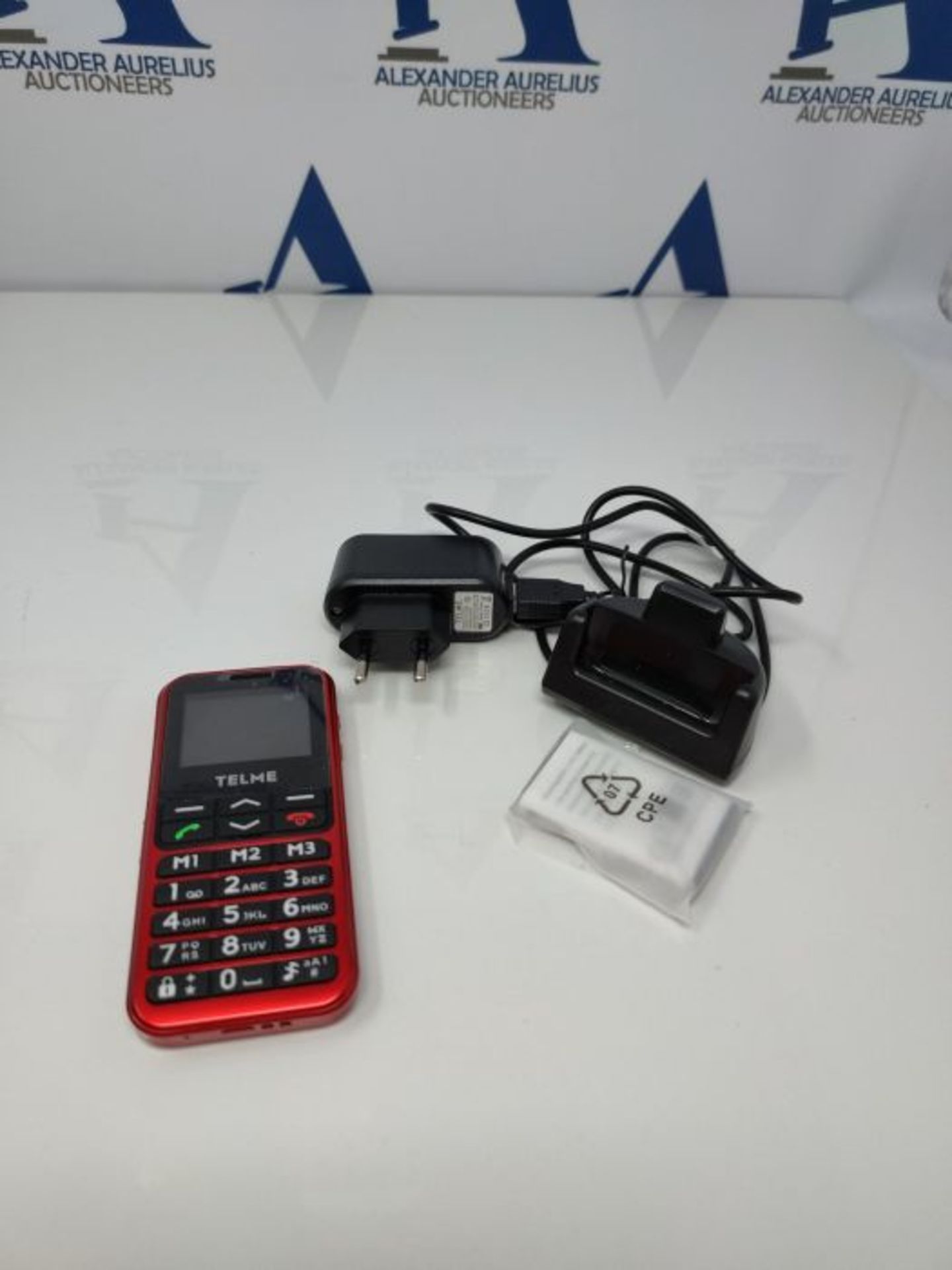 Emporia TELME C151 (Extra Large Illuminated Big Button Mobile Phone) Red - Image 3 of 3