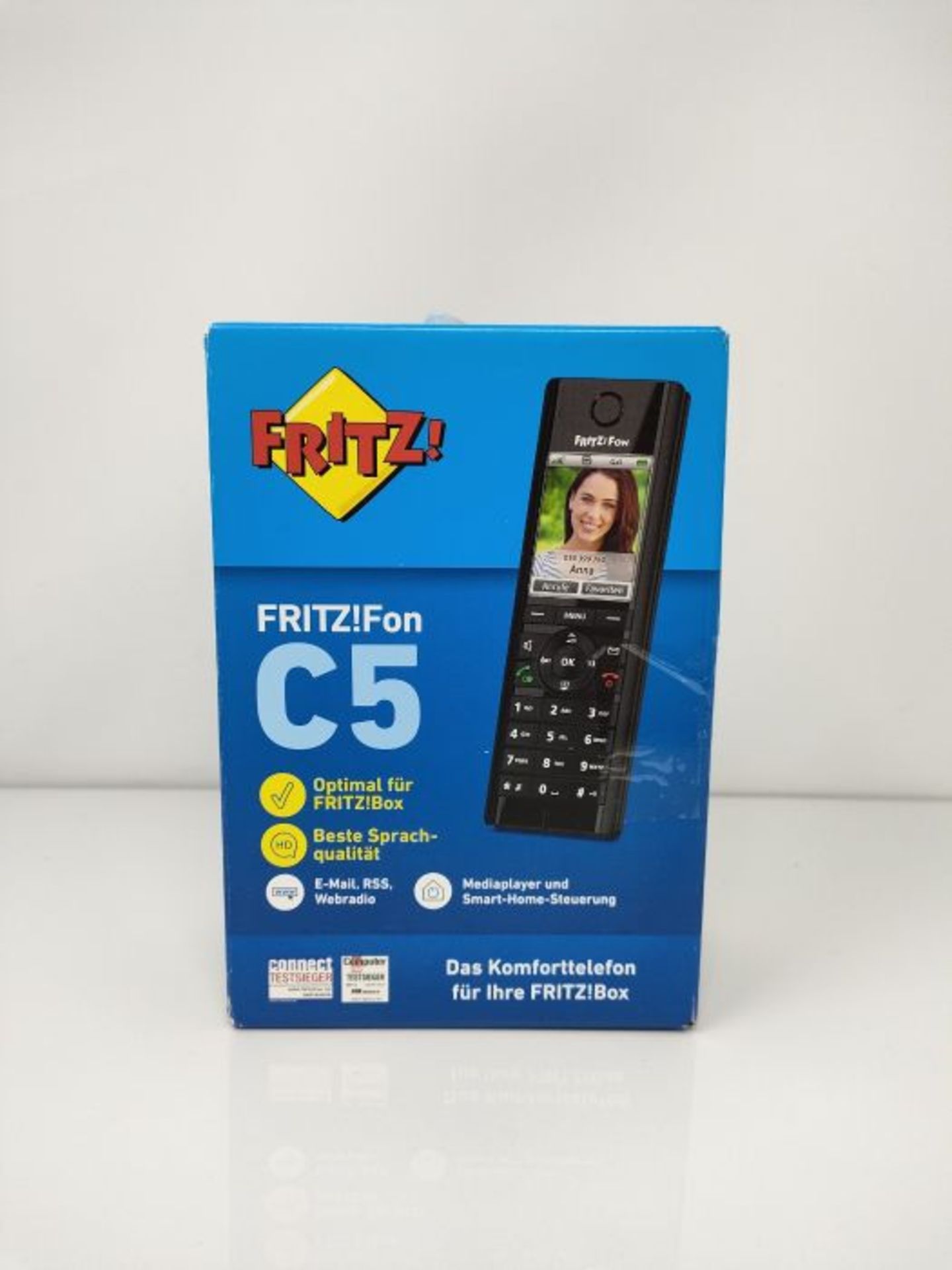 RRP £51.00 AVM FRITZ!Fon C5 DECT-Komforttelefon (hochwertiges Farbdisplay, HD-Telefonie, Internet - Image 2 of 3