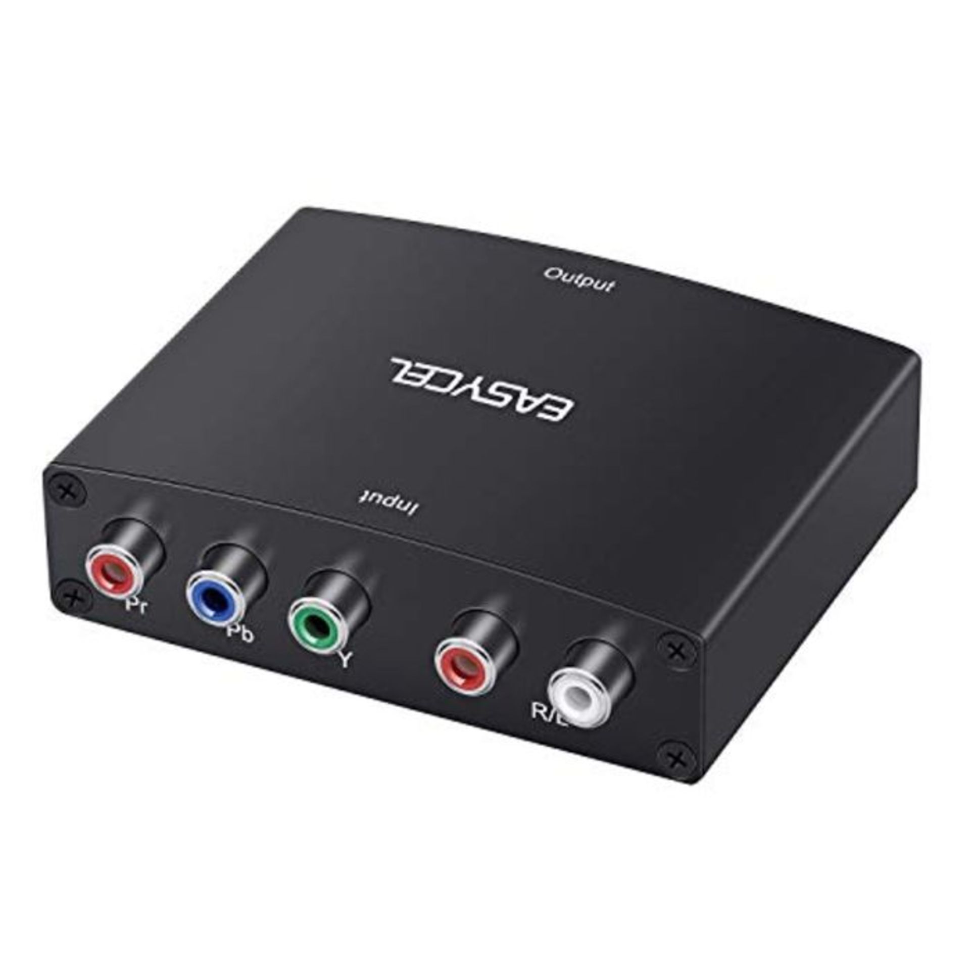 EASYCEL Component to HDMI Converter, RGB YPbPr to HDMI Converter Supports 1080P Video