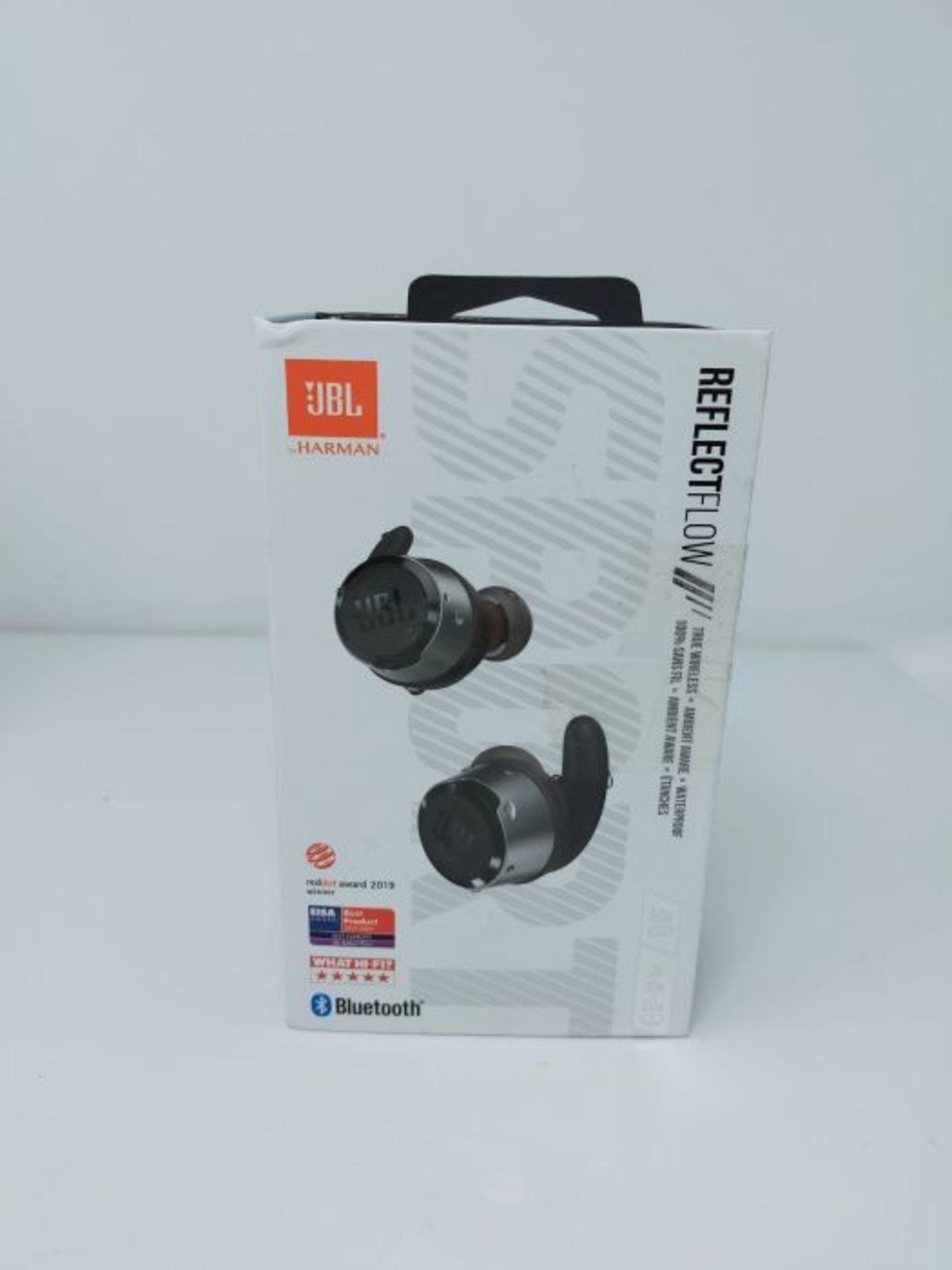 RRP £100.00 JBL Reflect Flow - Truly Wireless in-Ear Sport Headphones in Black - Image 2 of 6