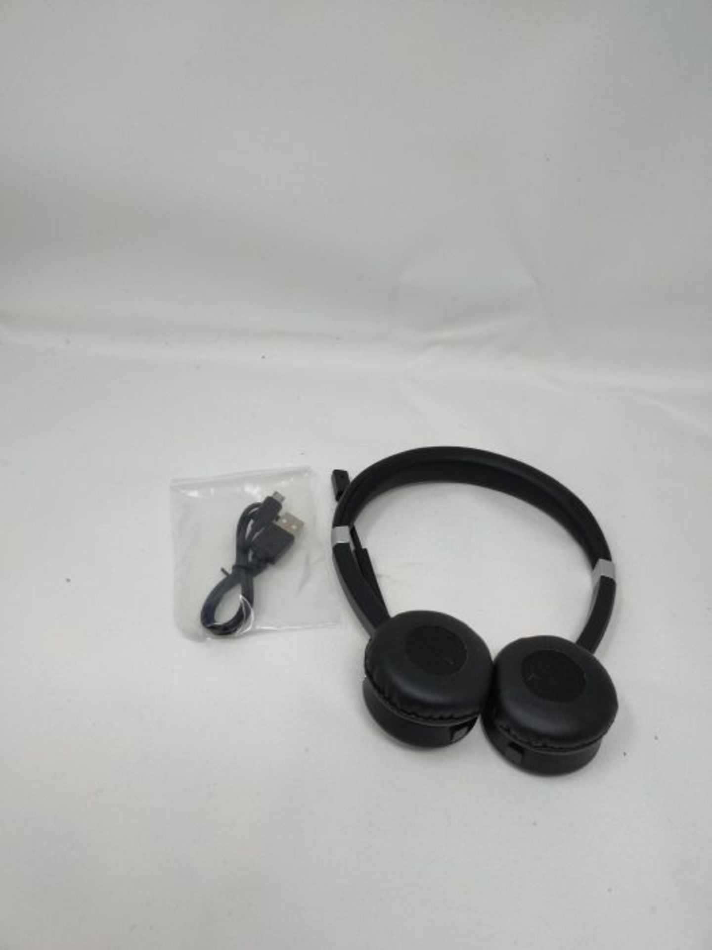 Casque Bluetooth avec Microphone, V5.0 Casque sans Fil Mains Libres avec Mic Mute pour - Image 2 of 2