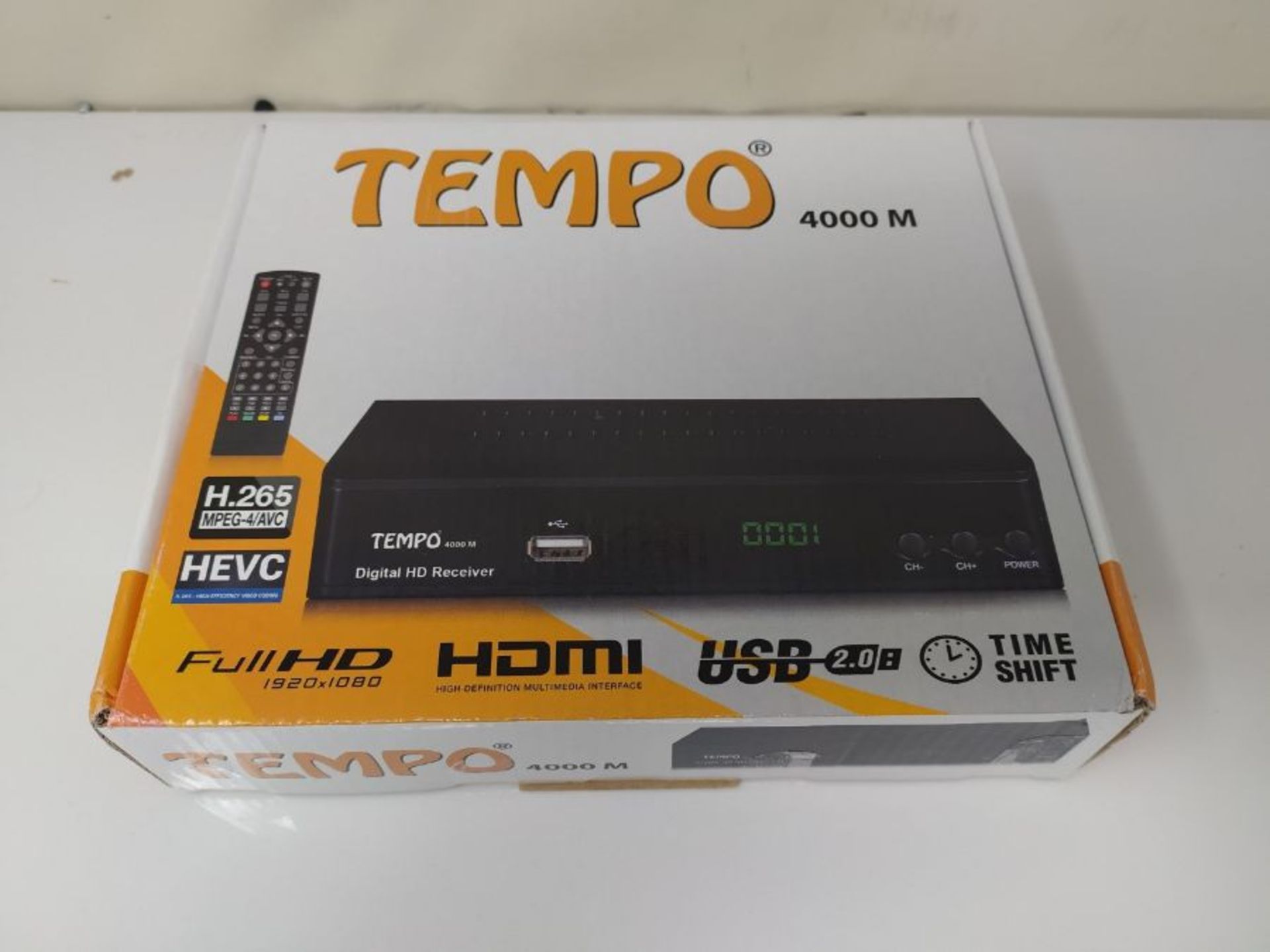 Tempo tmp4000 - Decoder Digitale Terrestre DVB T2 / HD / HDMI / Ricevitore TV / PVR / - Image 2 of 3