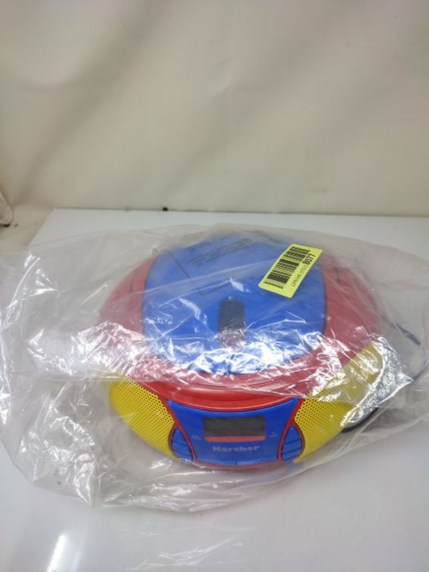 Karcher RR 5026 Portable CD Radio - Colourful Children's Boombox with CD Player, FM Ra - Image 2 of 3