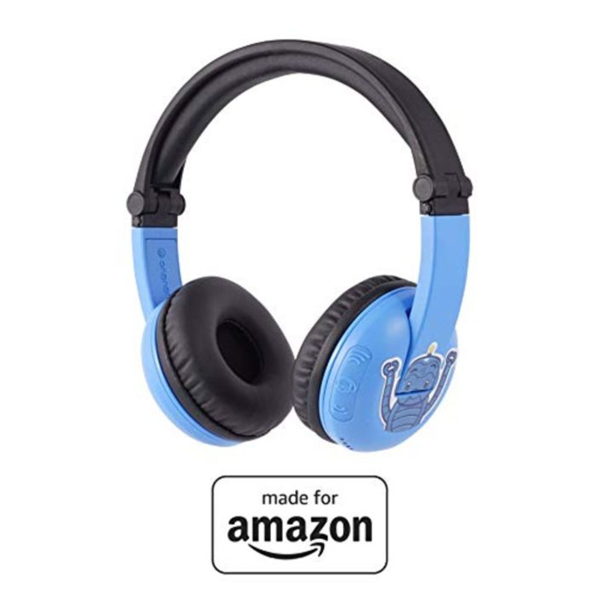 Made for Amazon, Bluetooth BuddyPhones | Play Time in Blue, ages 3 7