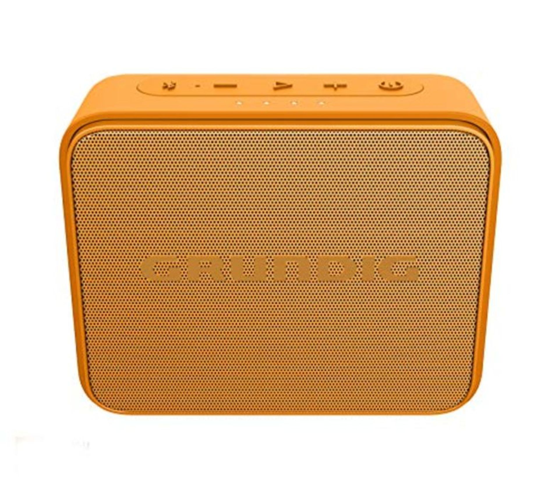 Grundig GBT Jam Orange - Bluetooth Lautsprecher, 30 Meter Reichweite, mehr als 30 Std.
